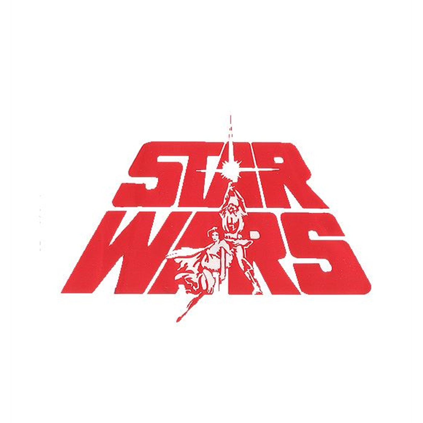 Star Wars Red Classic Logo Sticker