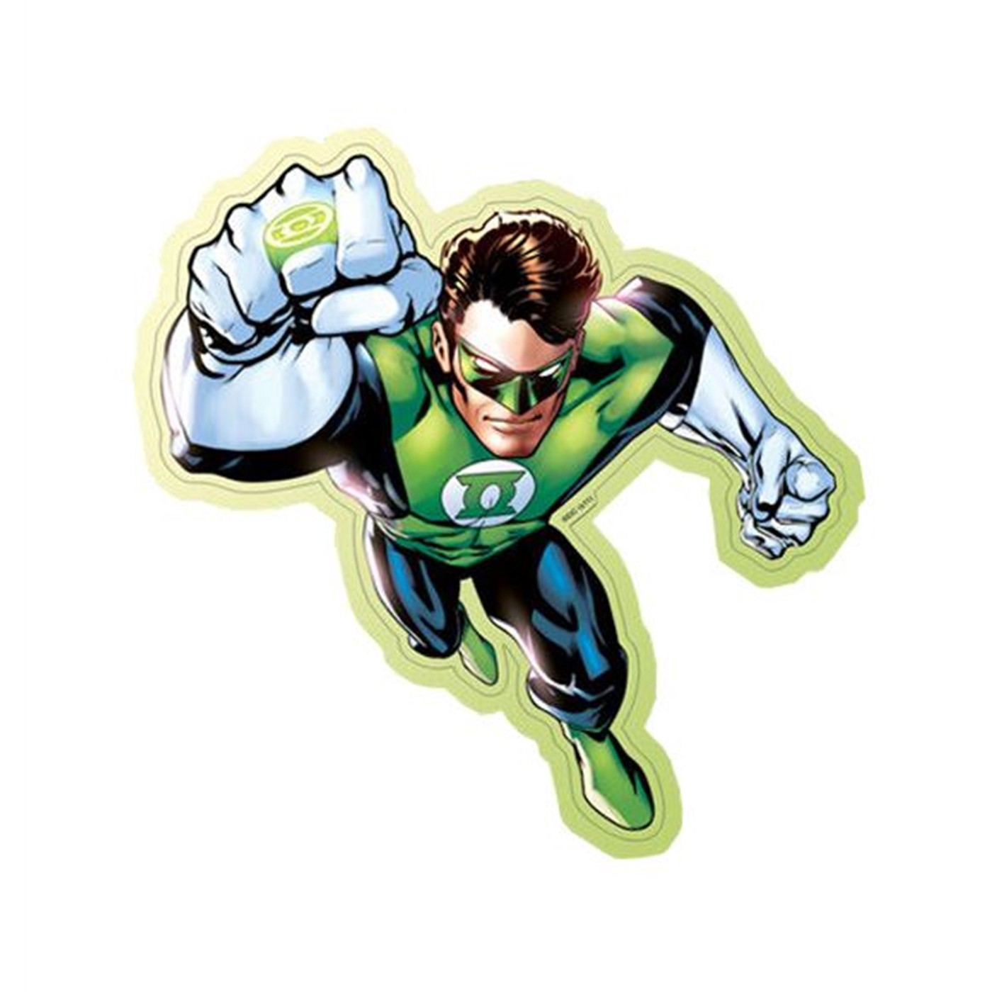 Green Lantern Flying Sticker