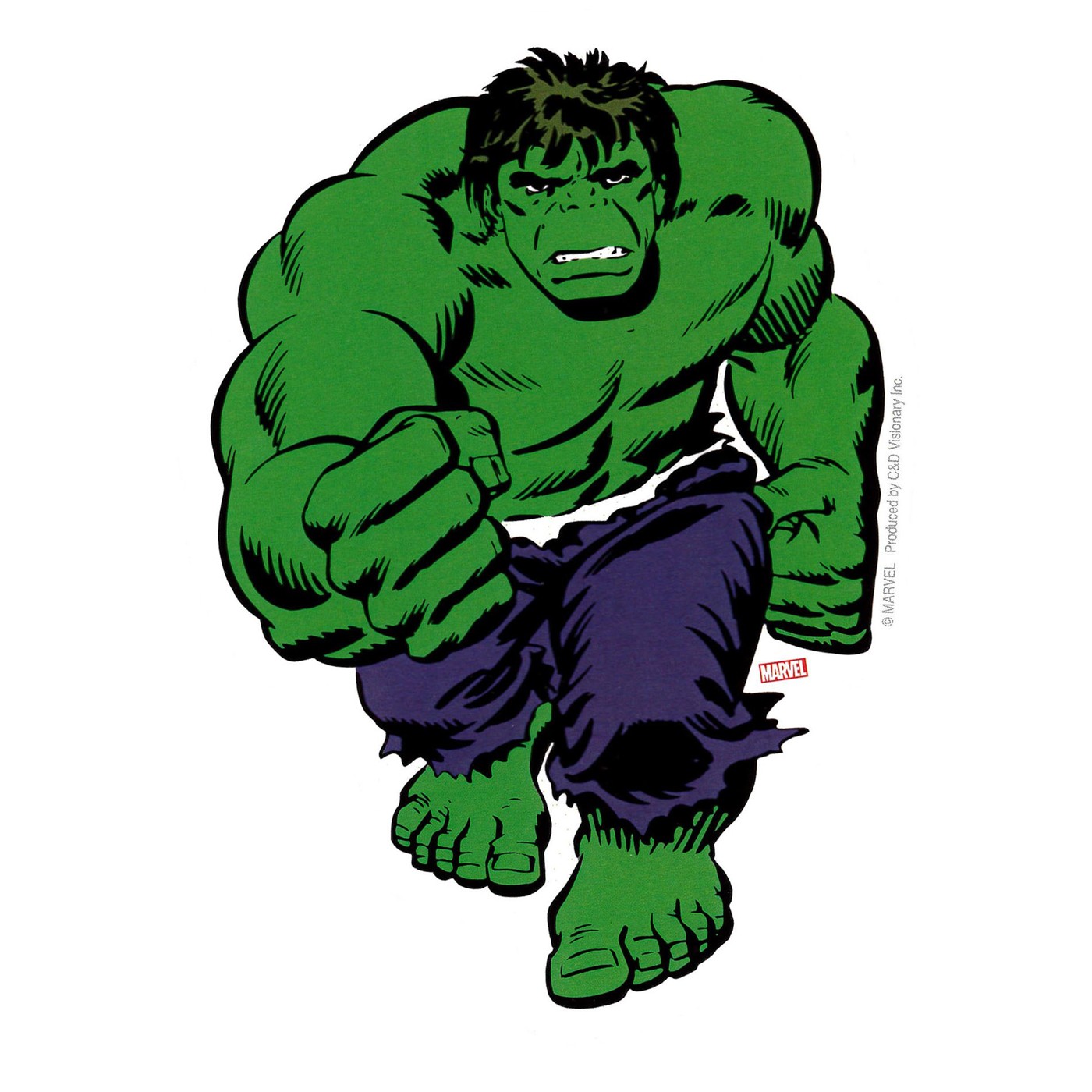 Hulk Standing Sticker.