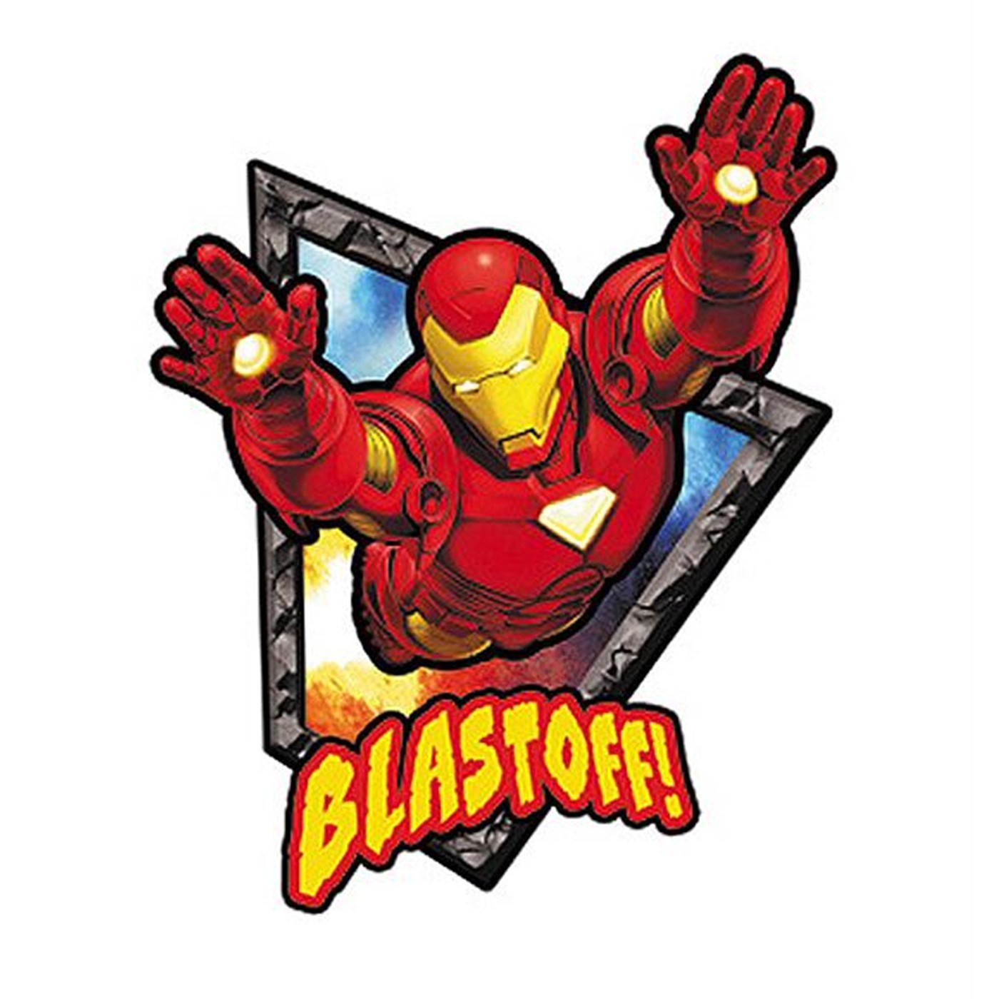 Iron Man Blast Off Sticker