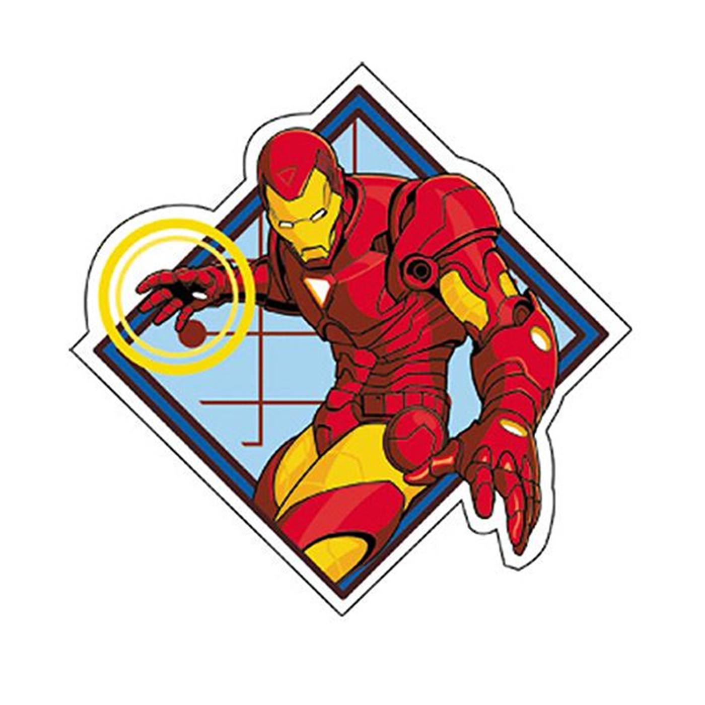 Iron Man Concussion Blast Sticker