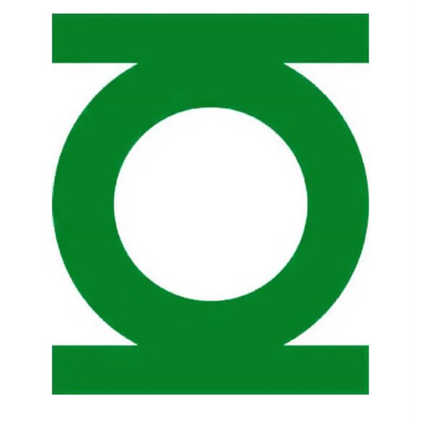 Green Lantern Rub On Sticker