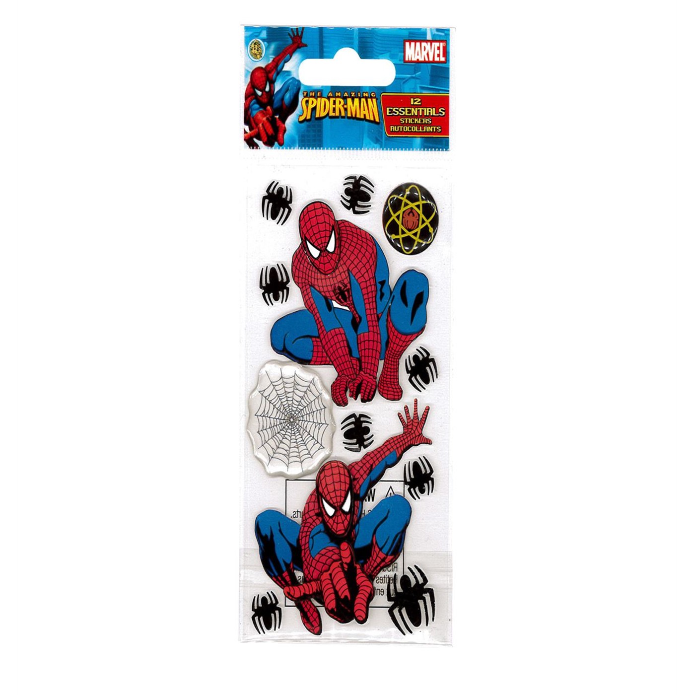 Spider-Man Image and Webs Sticker Pack