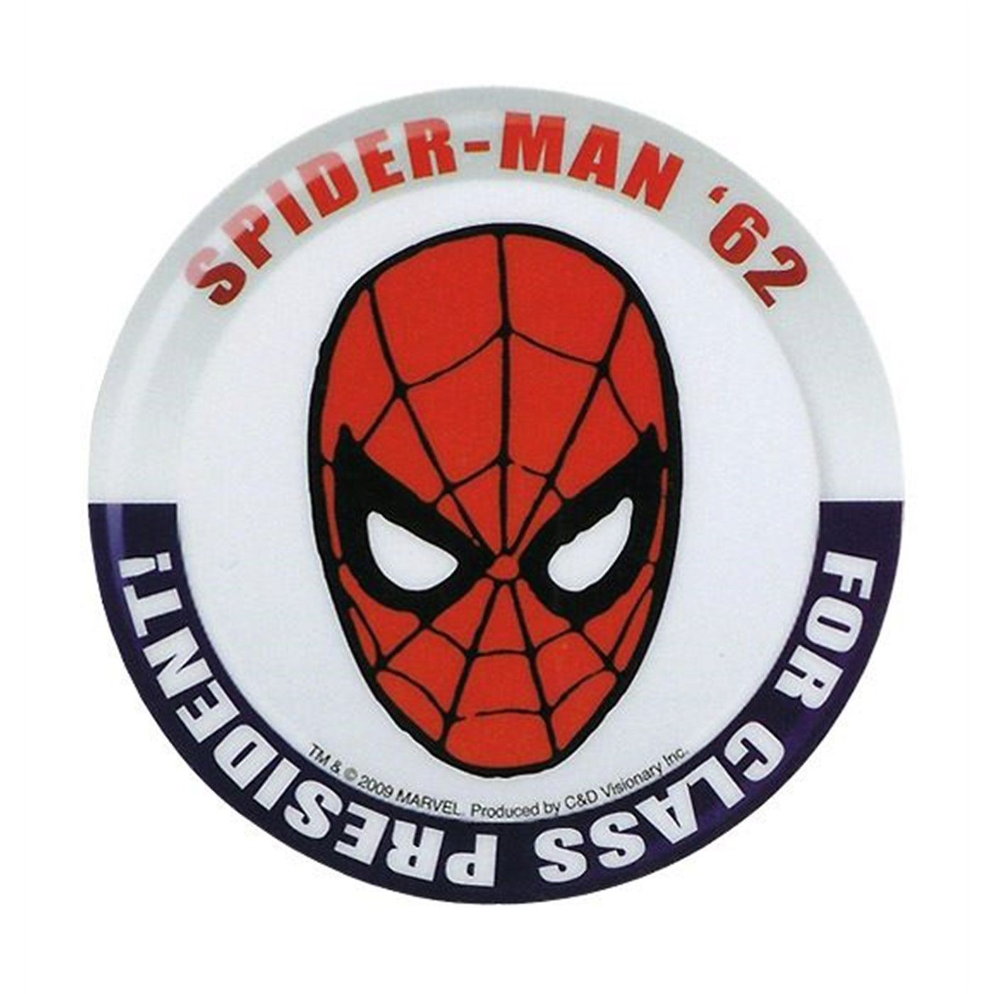 Spiderman For Class President Sticker