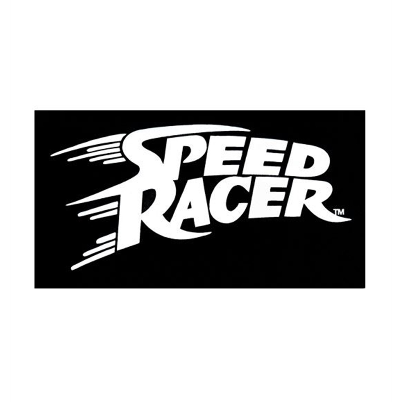 Speed Racer Sticker White Logo