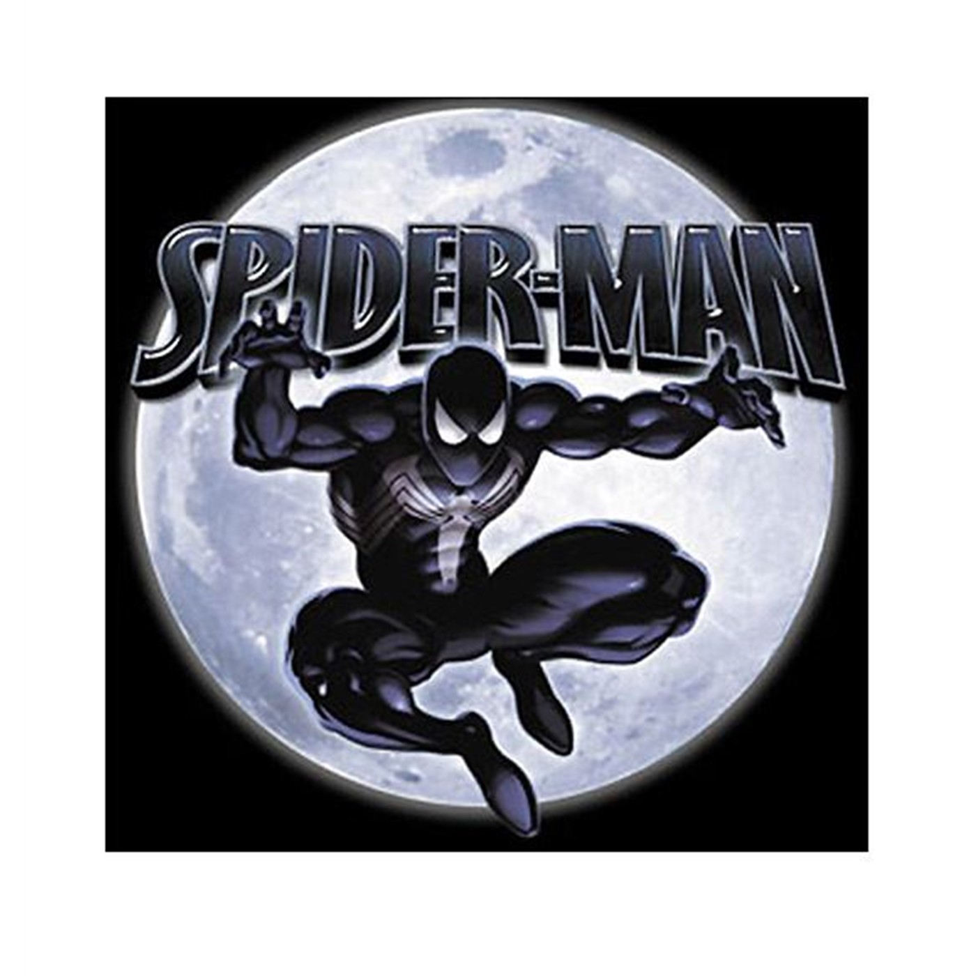 Spiderman Moon Sticker