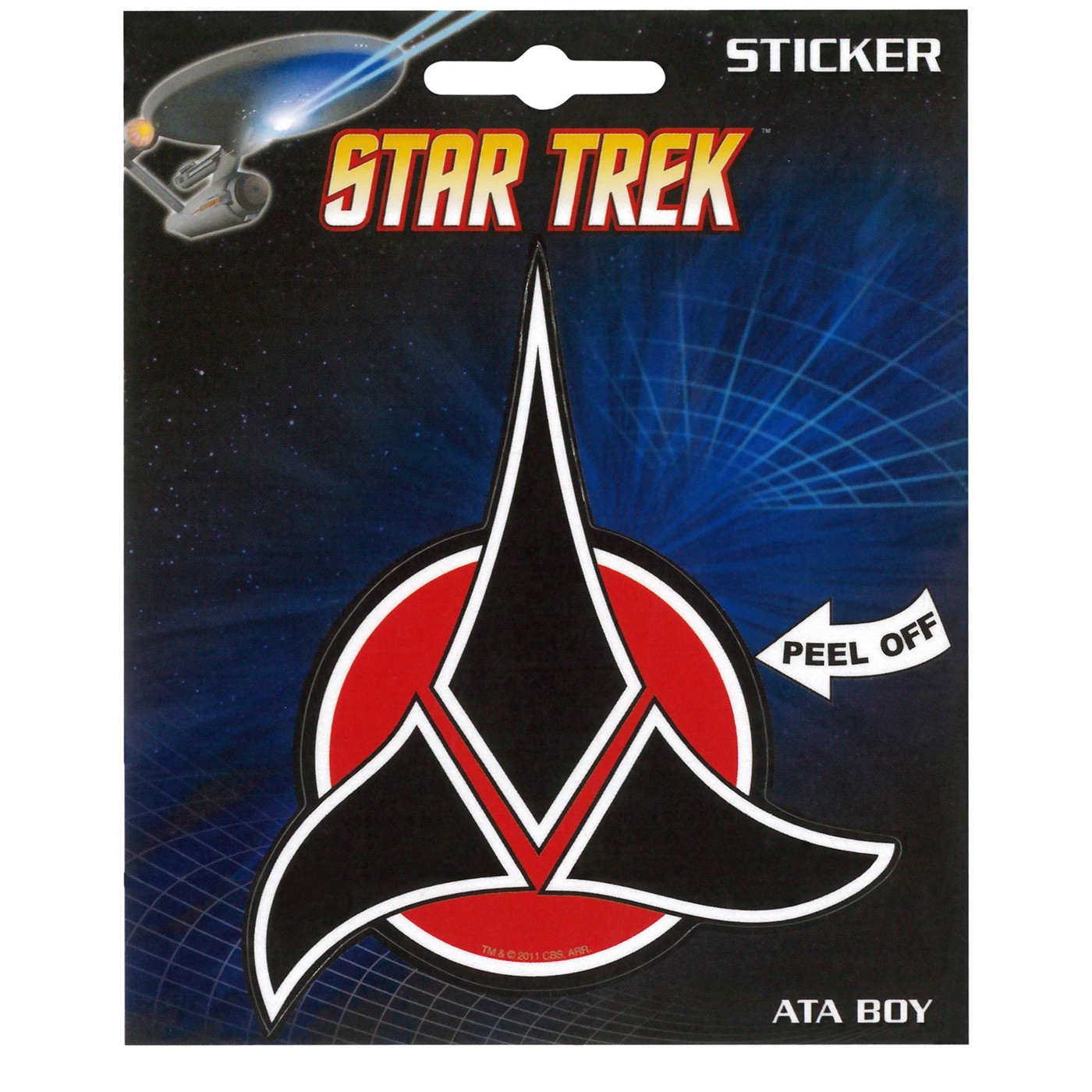 Star Trek Klingon Sticker