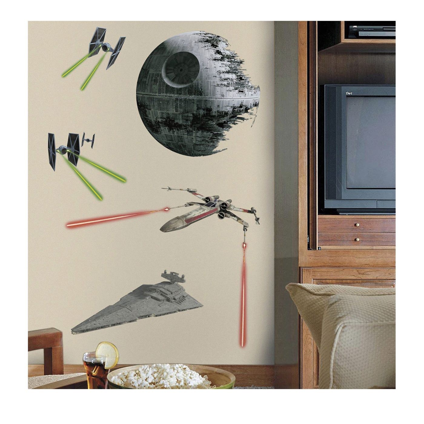 Star Wars Classic Ships Wall Decals