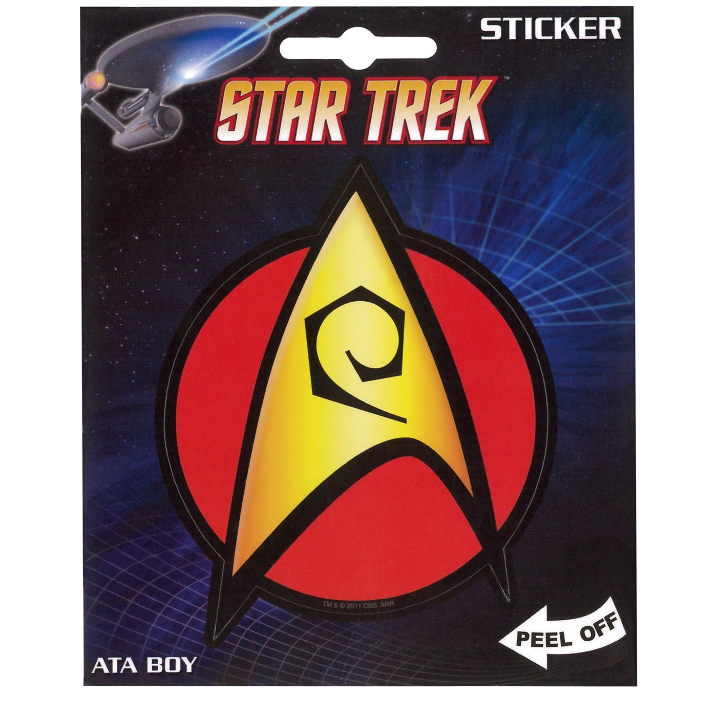 Star Trek Security Sticker
