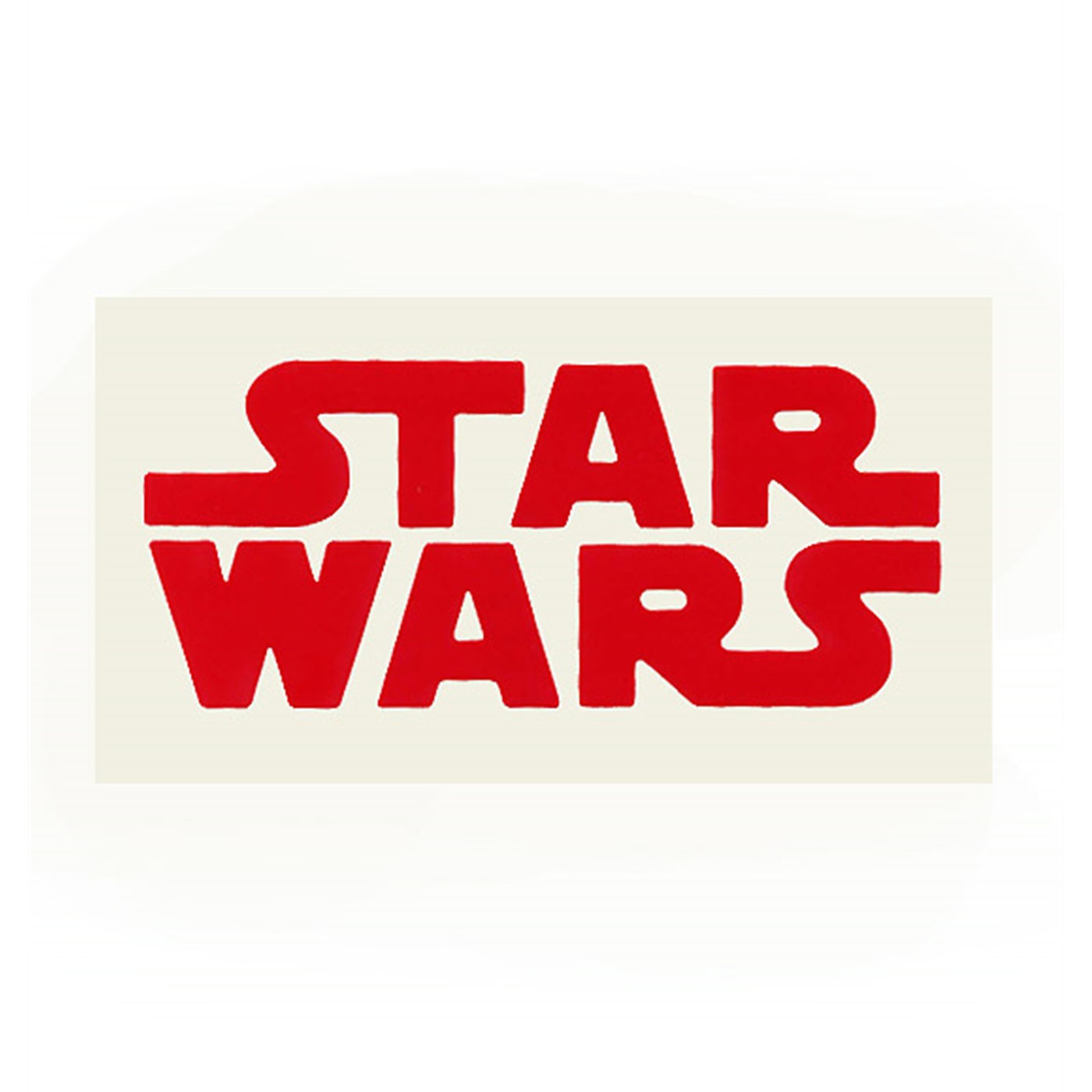 Star Wars Logo Sticker - Red