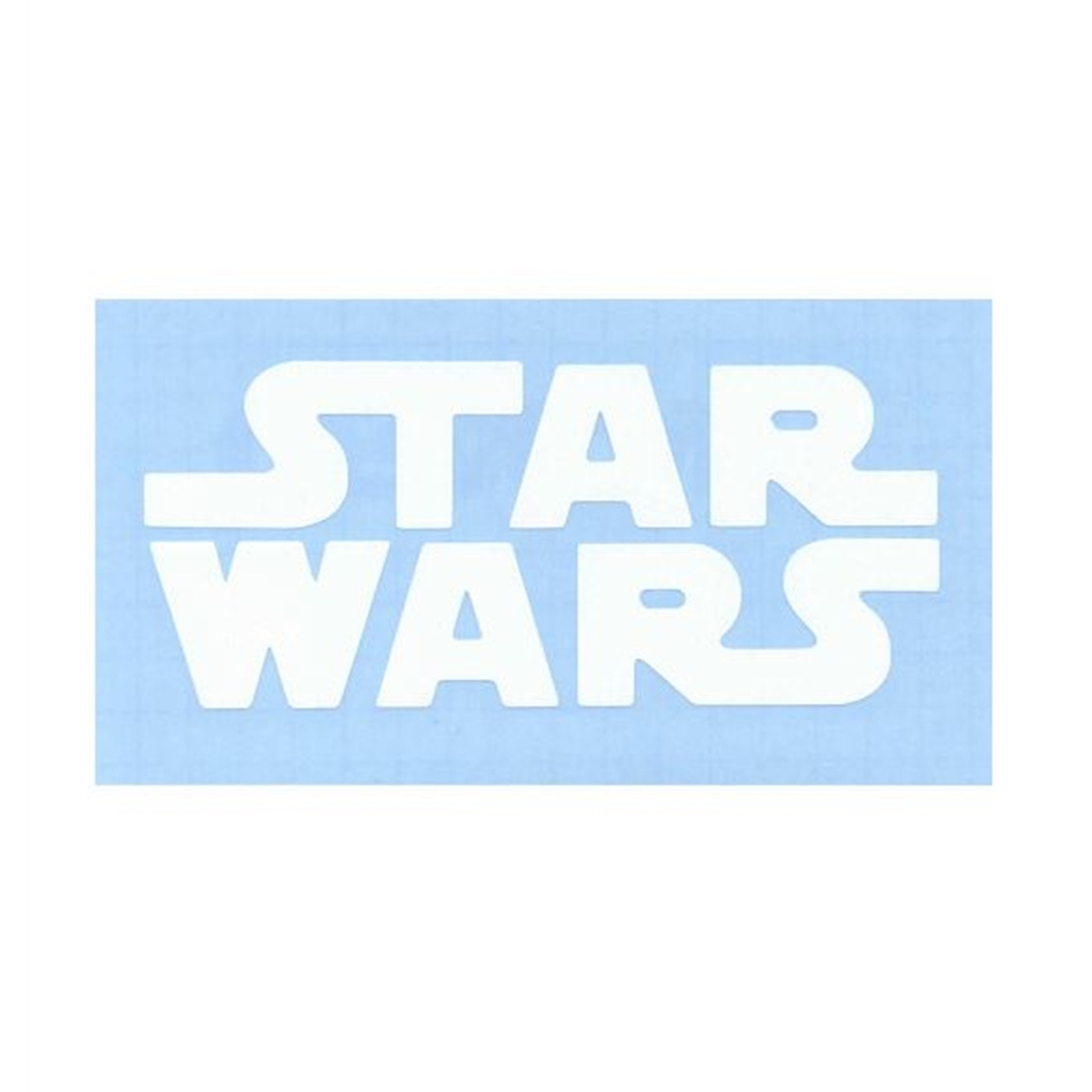 Star Wars Logo Sticker- White