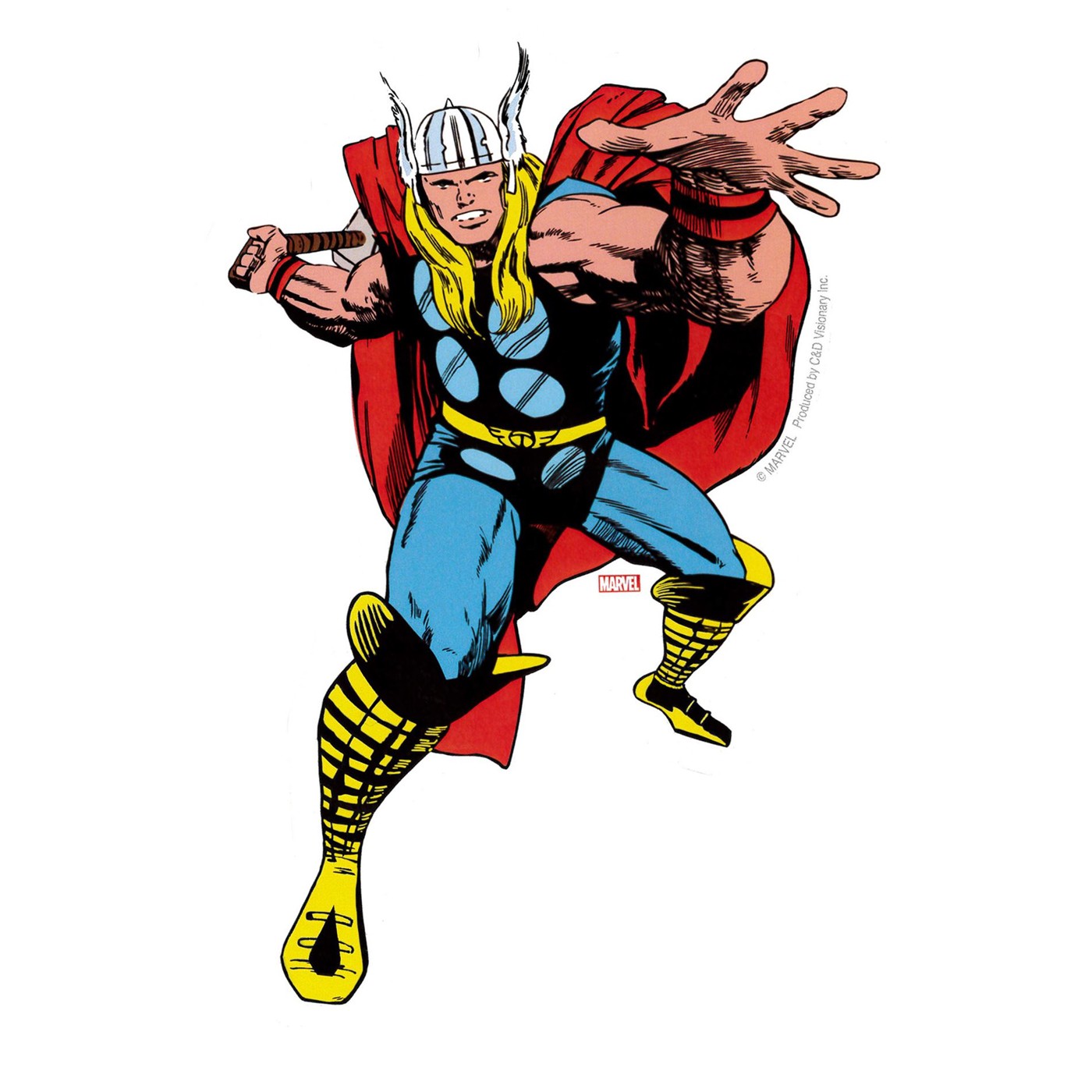 Thor Throwing Sticker