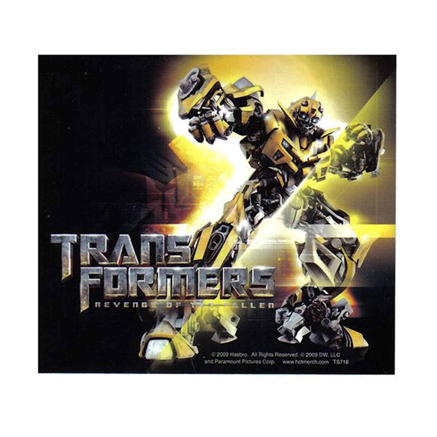 Transformers Revenge of the Fallen Bumblebee Sticker