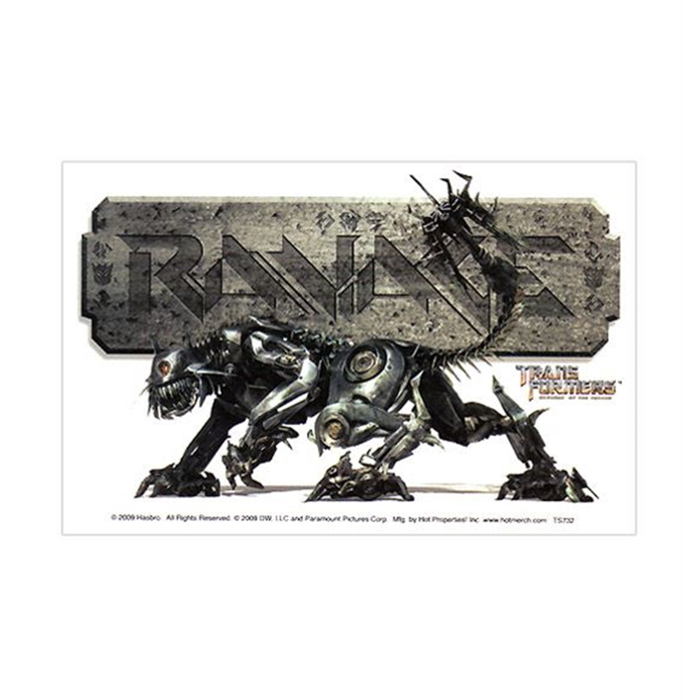 Transformers Revenge of the Fallen Ravage Sticker