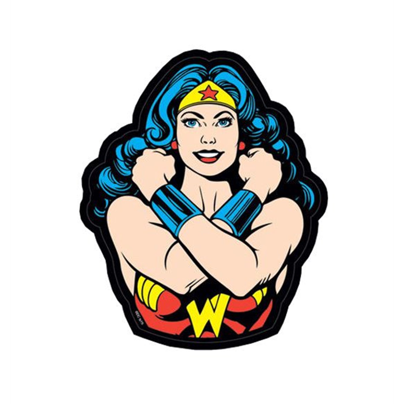 Wonder Woman Crossed Arms Sticker
