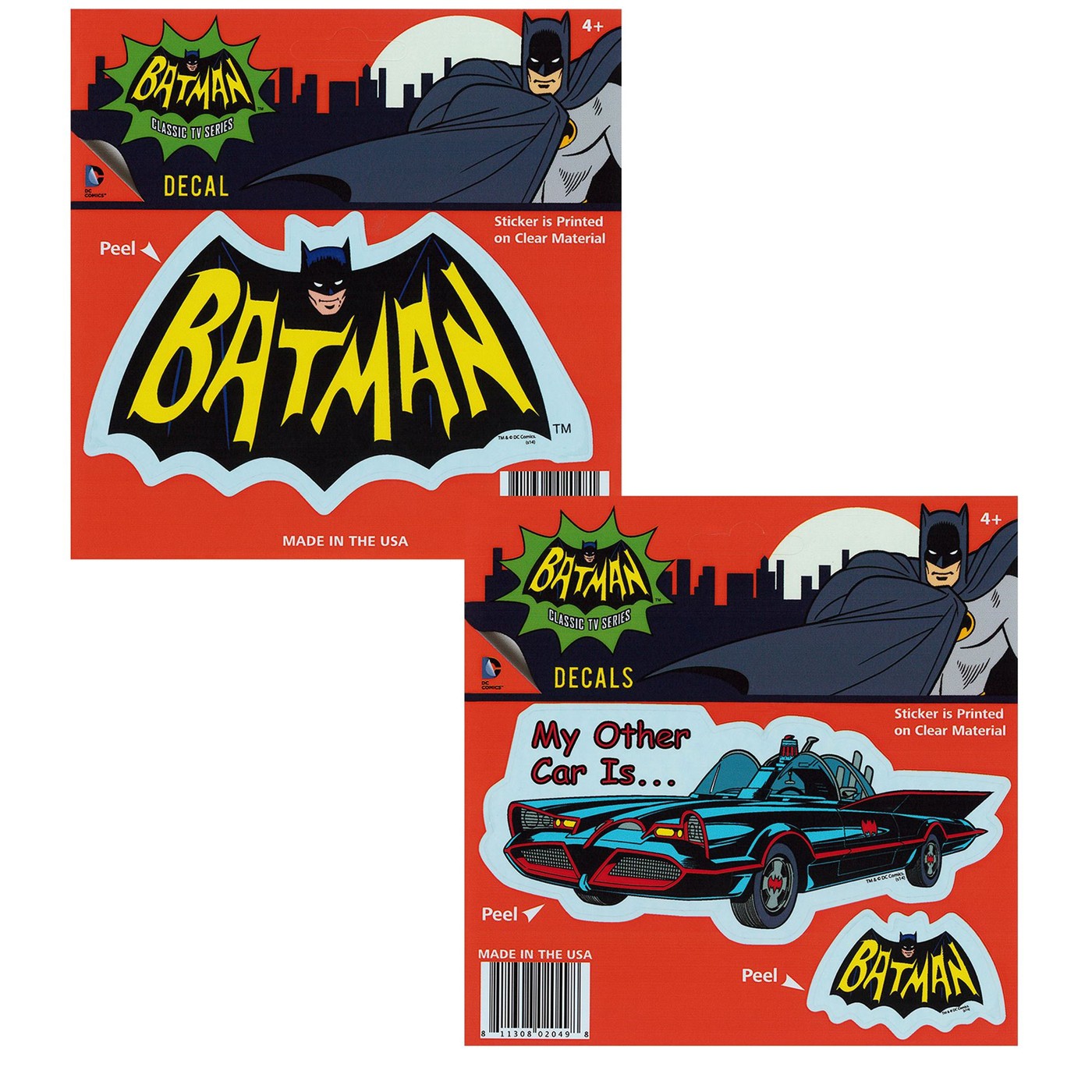 Batman 66 Sticker 2 Pack