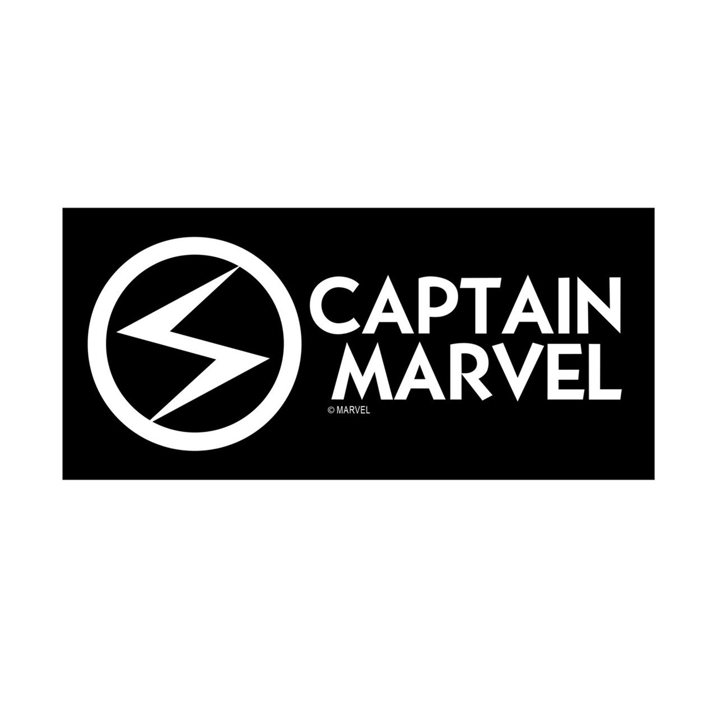 Captain Marvel White Decal