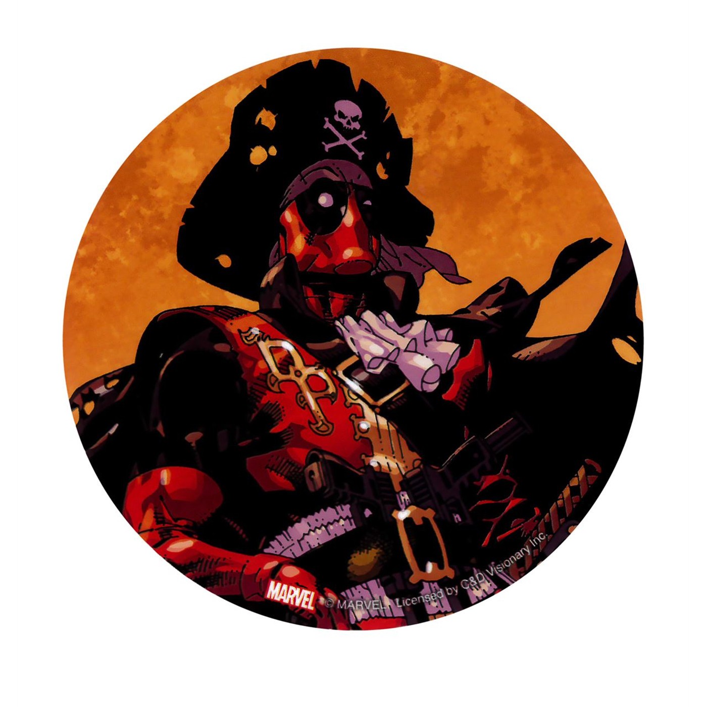 Deadpool Pirate Sticker