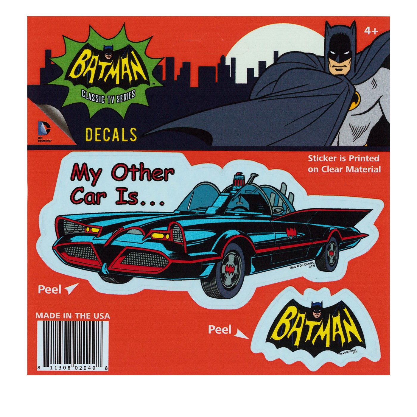 Batman 66 "My Other Car" Decal