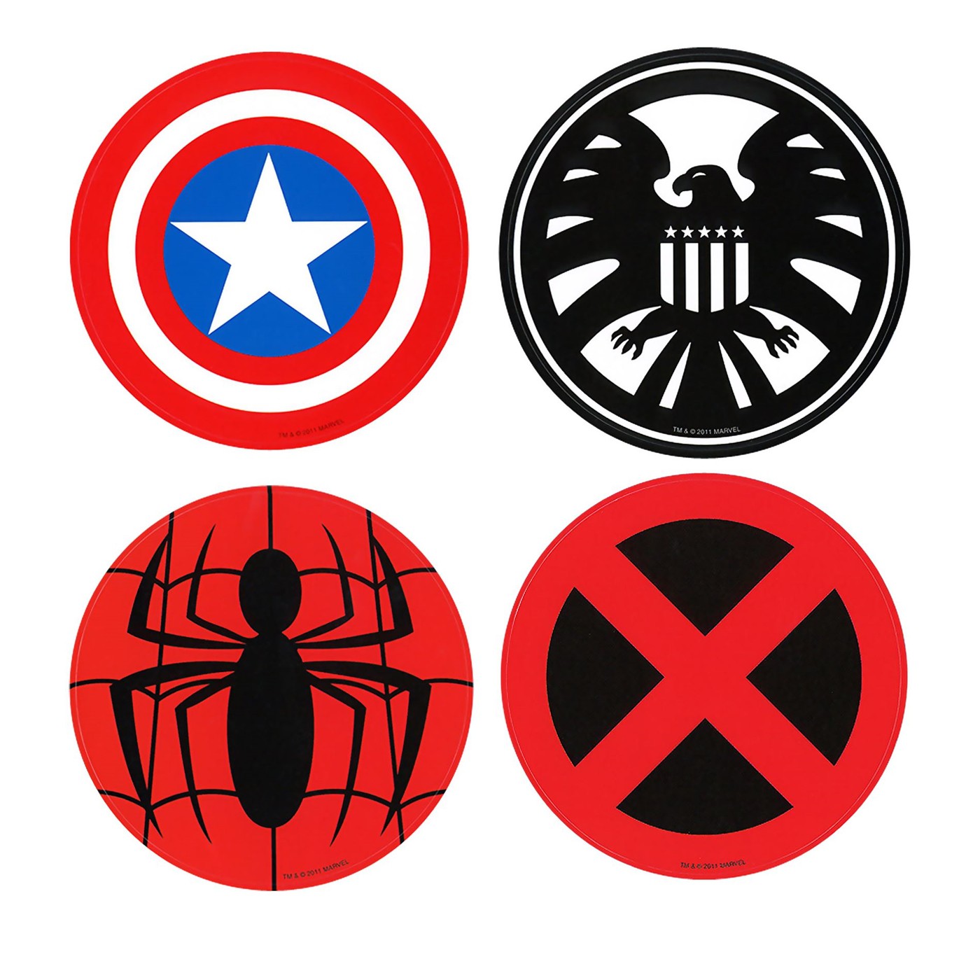 Marvel Symbols Sticker 4 Pack