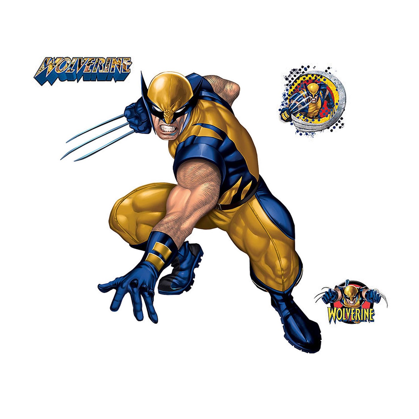 Wolverine Crouching Giant Wall Decal