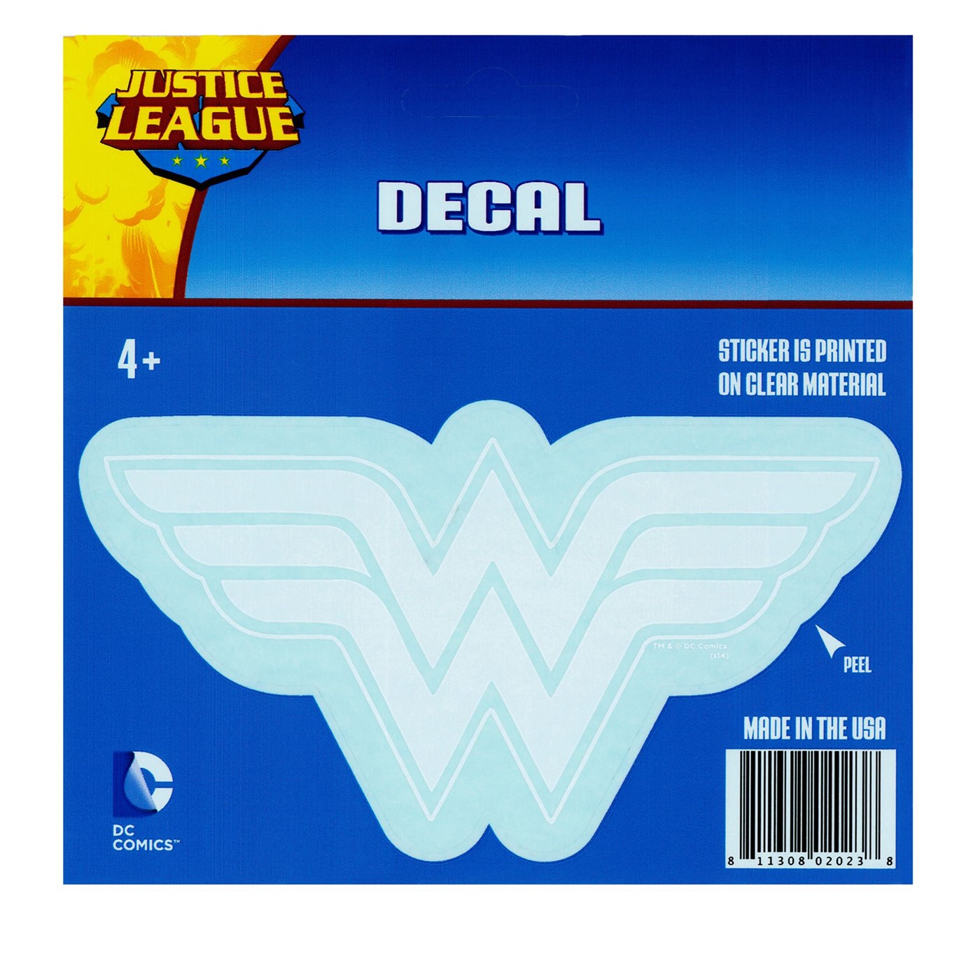 Wonder Woman White Symbol Decal