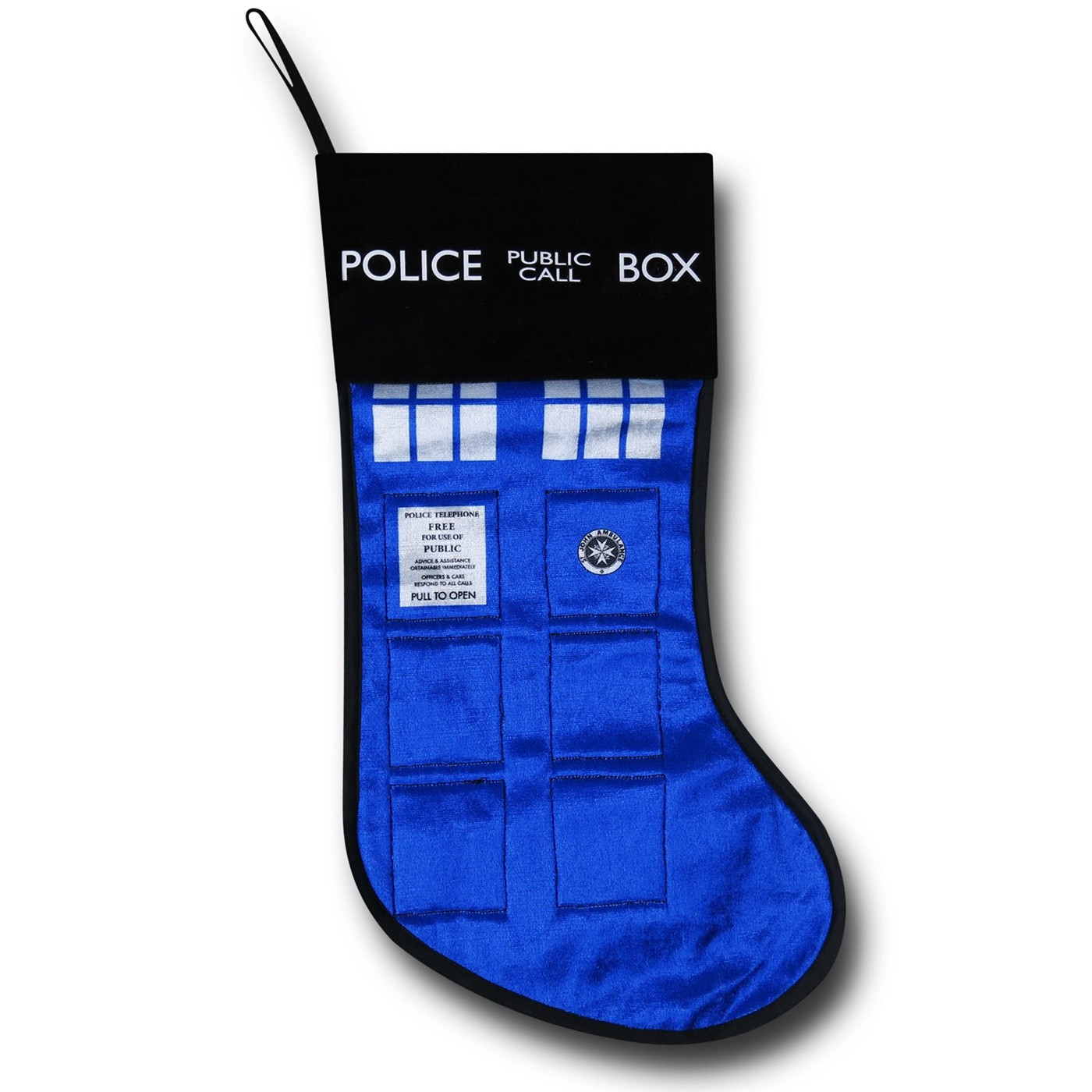 Doctor Who TARDIS Christmas Stocking