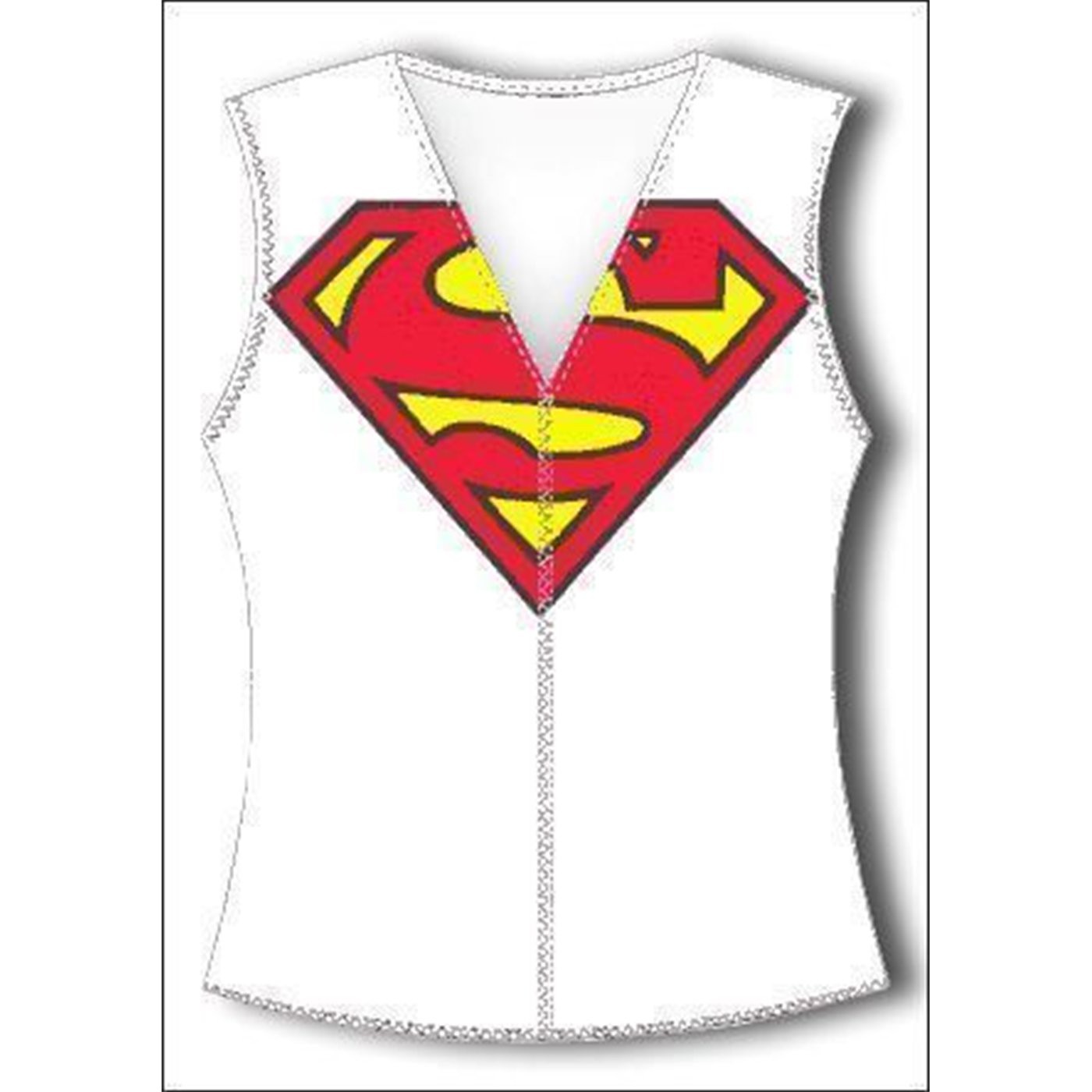 Supergirl V Neck Tank Top