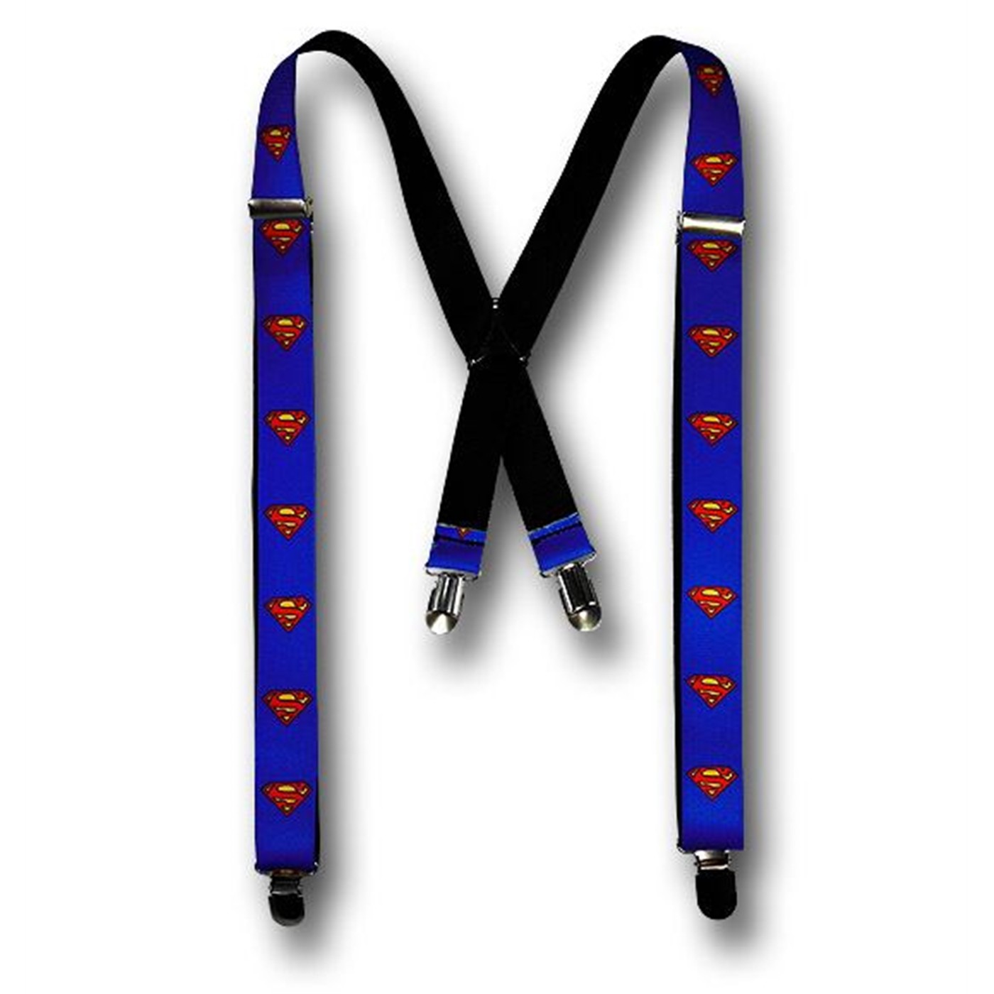 Superman Symbol Royal Blue Suspenders