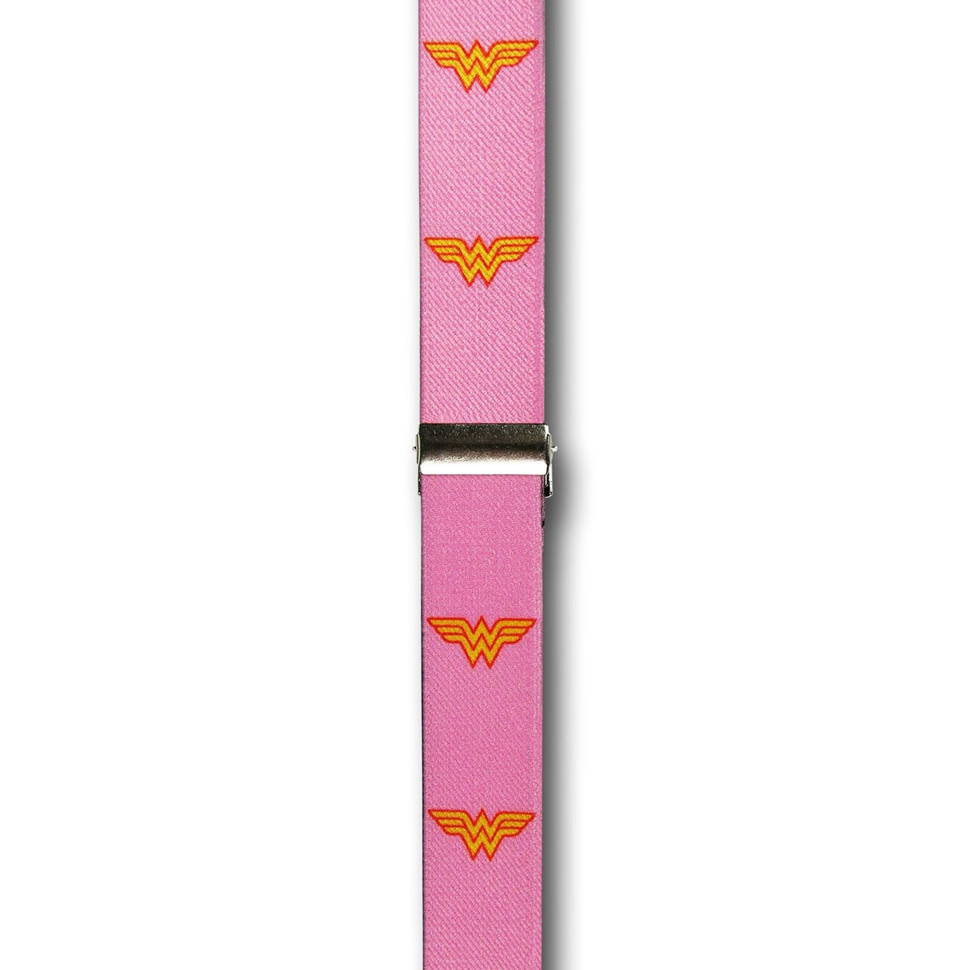 Wonder Woman Symbols Pink Suspenders