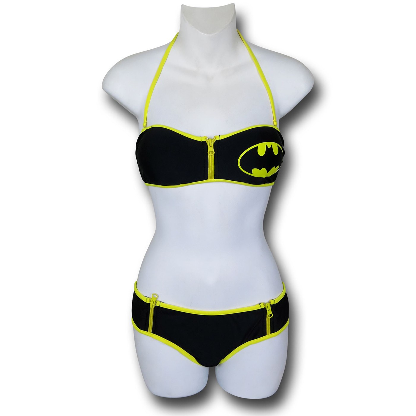 Batman Push Up Zip Boy Short Bikini