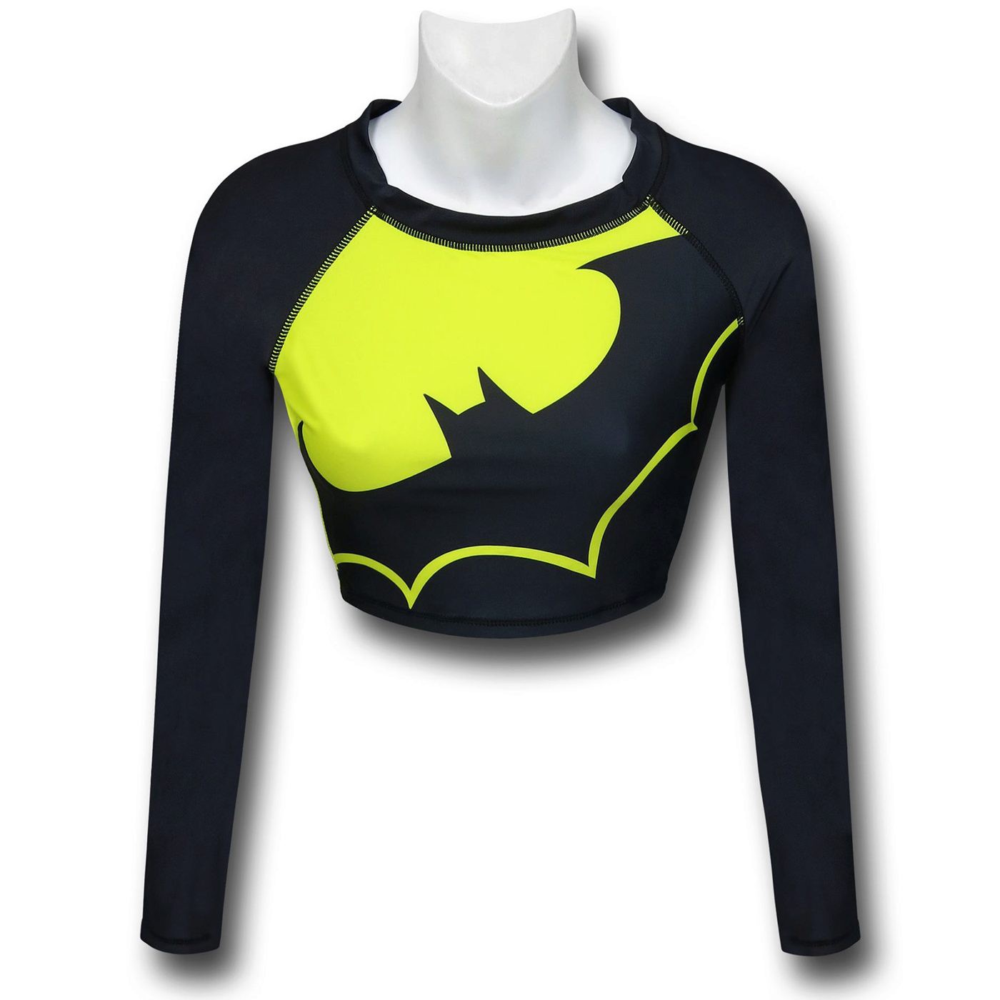 Batman Crop Top Rash Guard