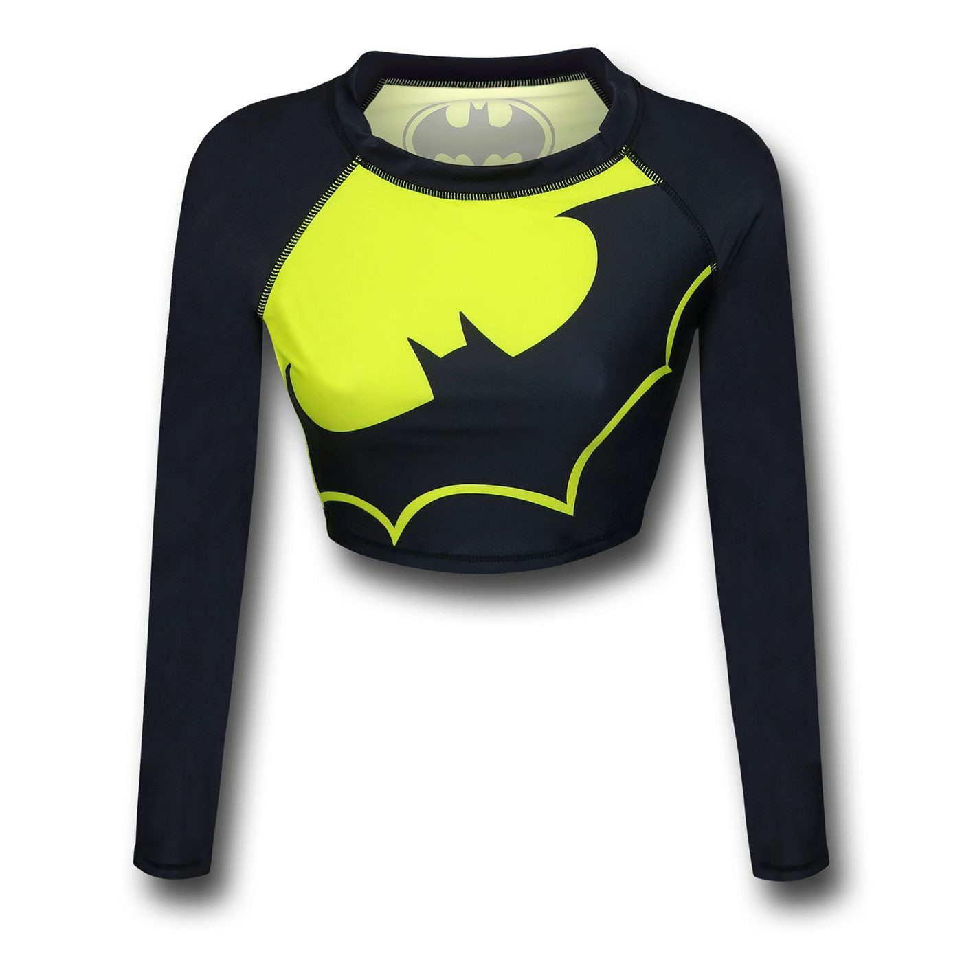 Batman Crop Top Rash Guard