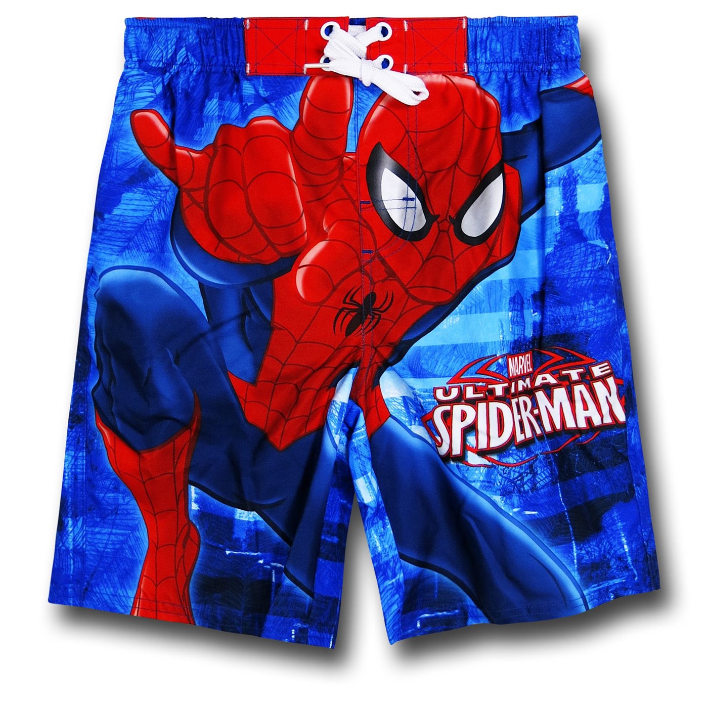 Spiderman Leaping Kid's Board Shorts