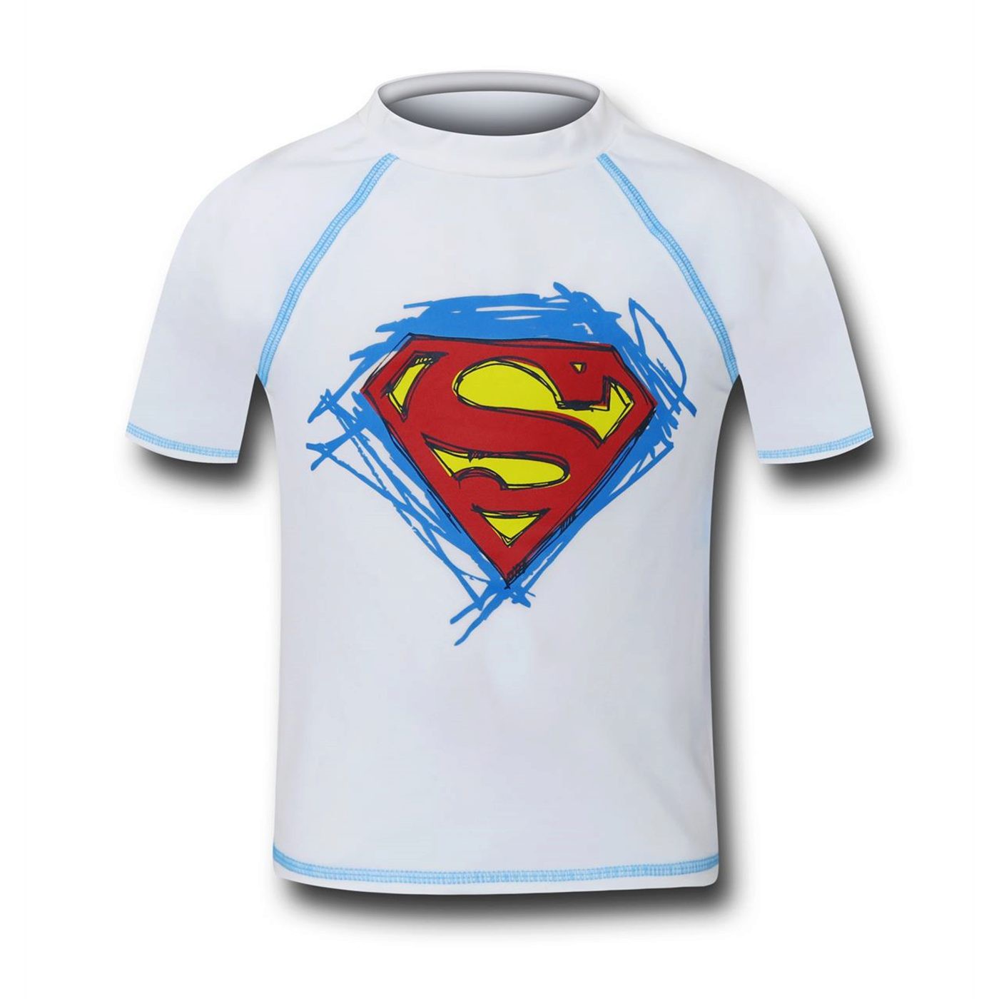 Superman Symbol Kids Rash Guard