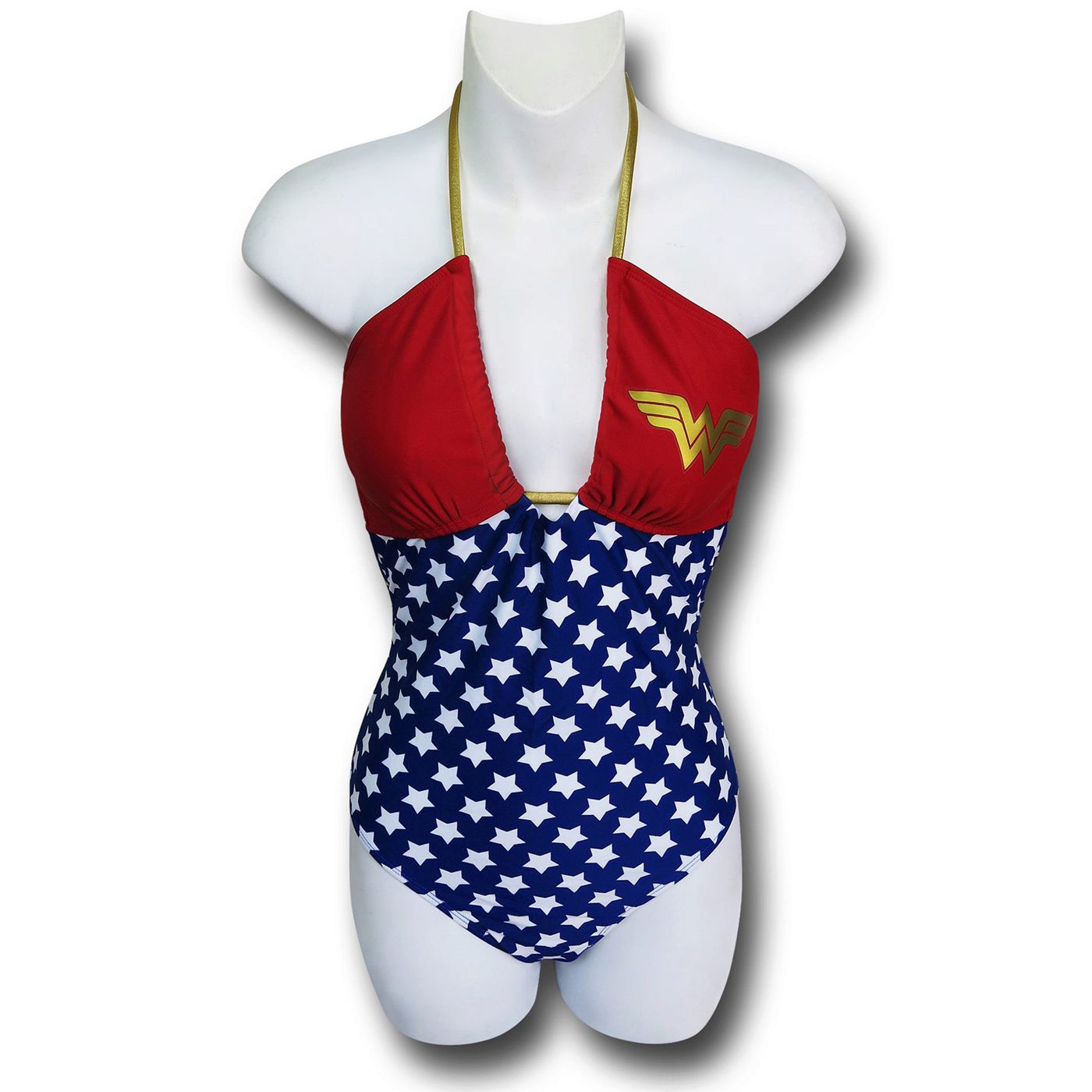 Wonder Woman Bandeau One-Piece Swimsuit