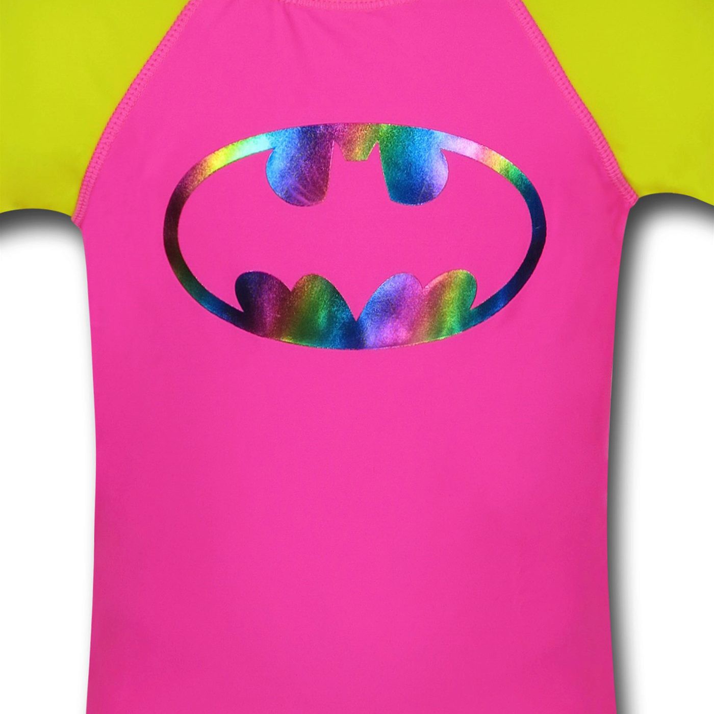 Batgirl Girls' Rash Guard Swim Shirt