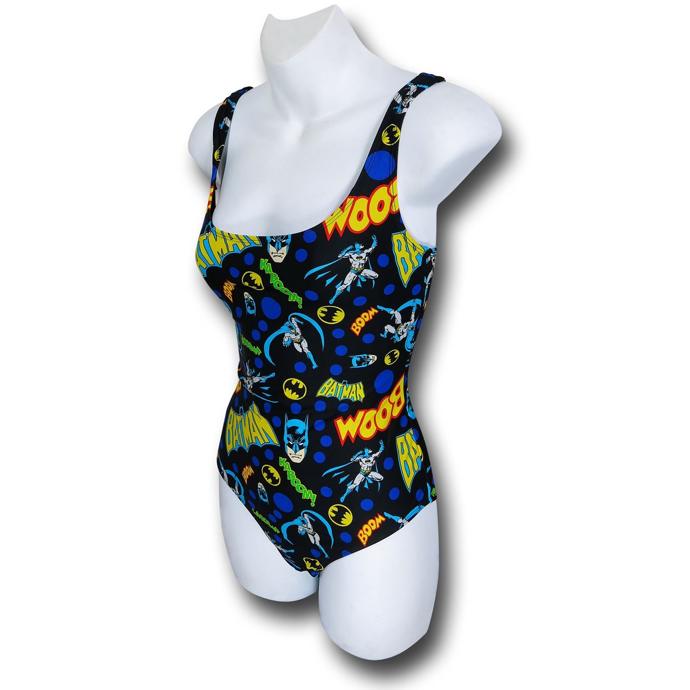 Batman Logo BOOM Womens One-Piece Swimsuit