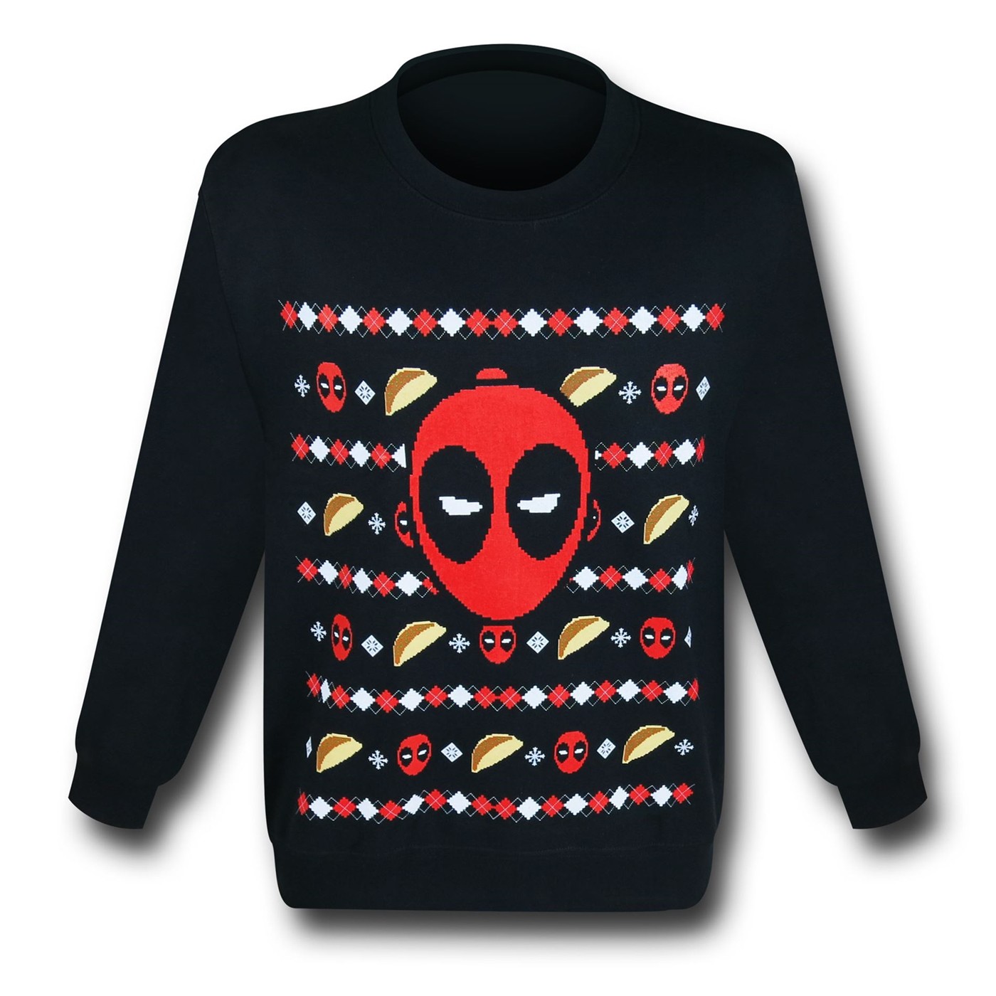 Deadpool Tacos "Christmas Sweater" Sweatshirt