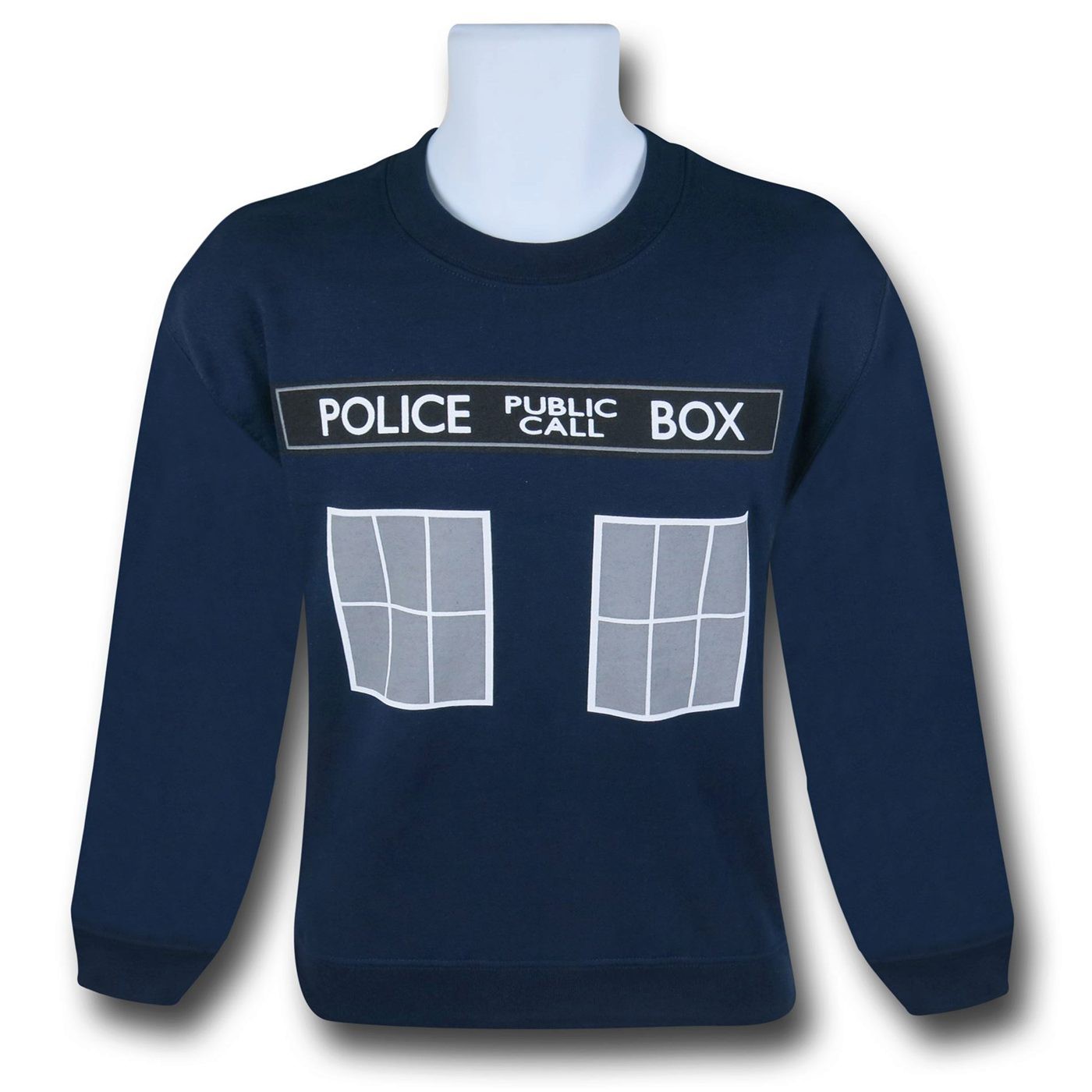 Doctor Who Tardis Crew Neck Sweatshirt