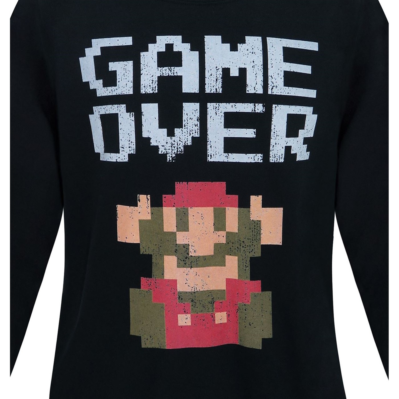 Nintendo Super Mario Bros. Game Over Men's Sweatshirt