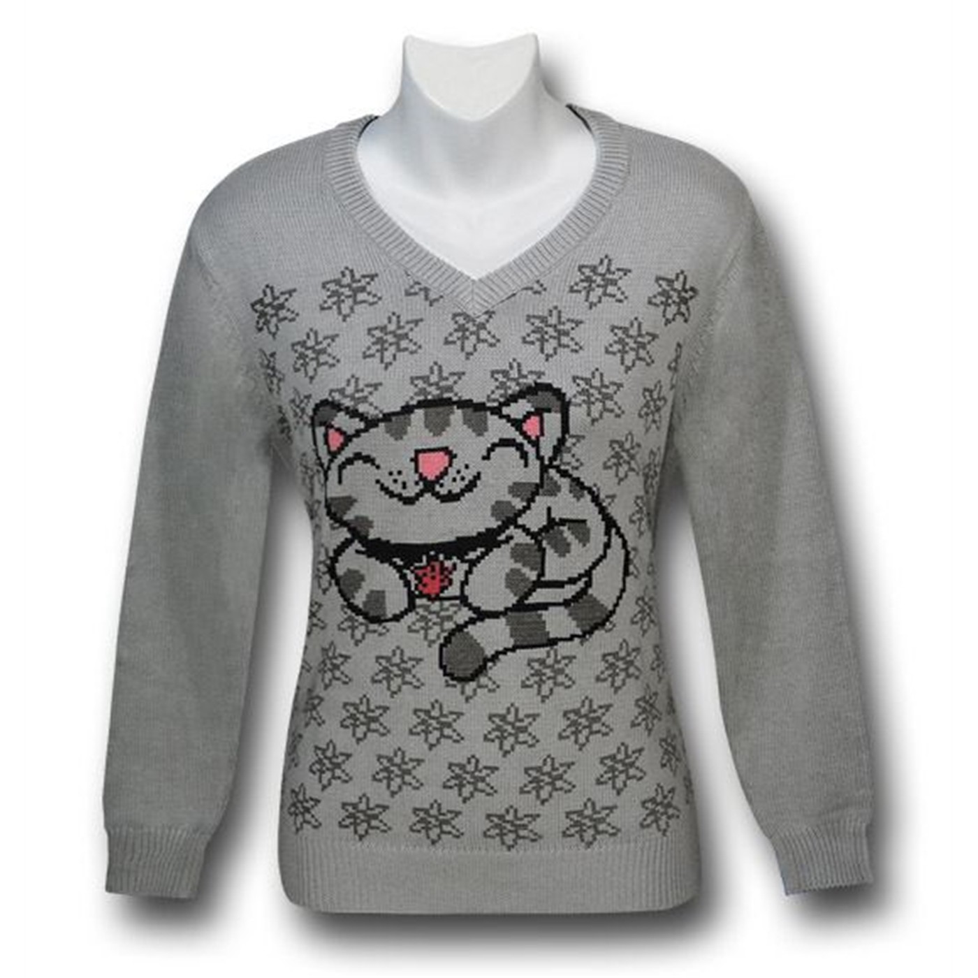 Big Bang Theory Juniors Soft Kitty Knit Sweater