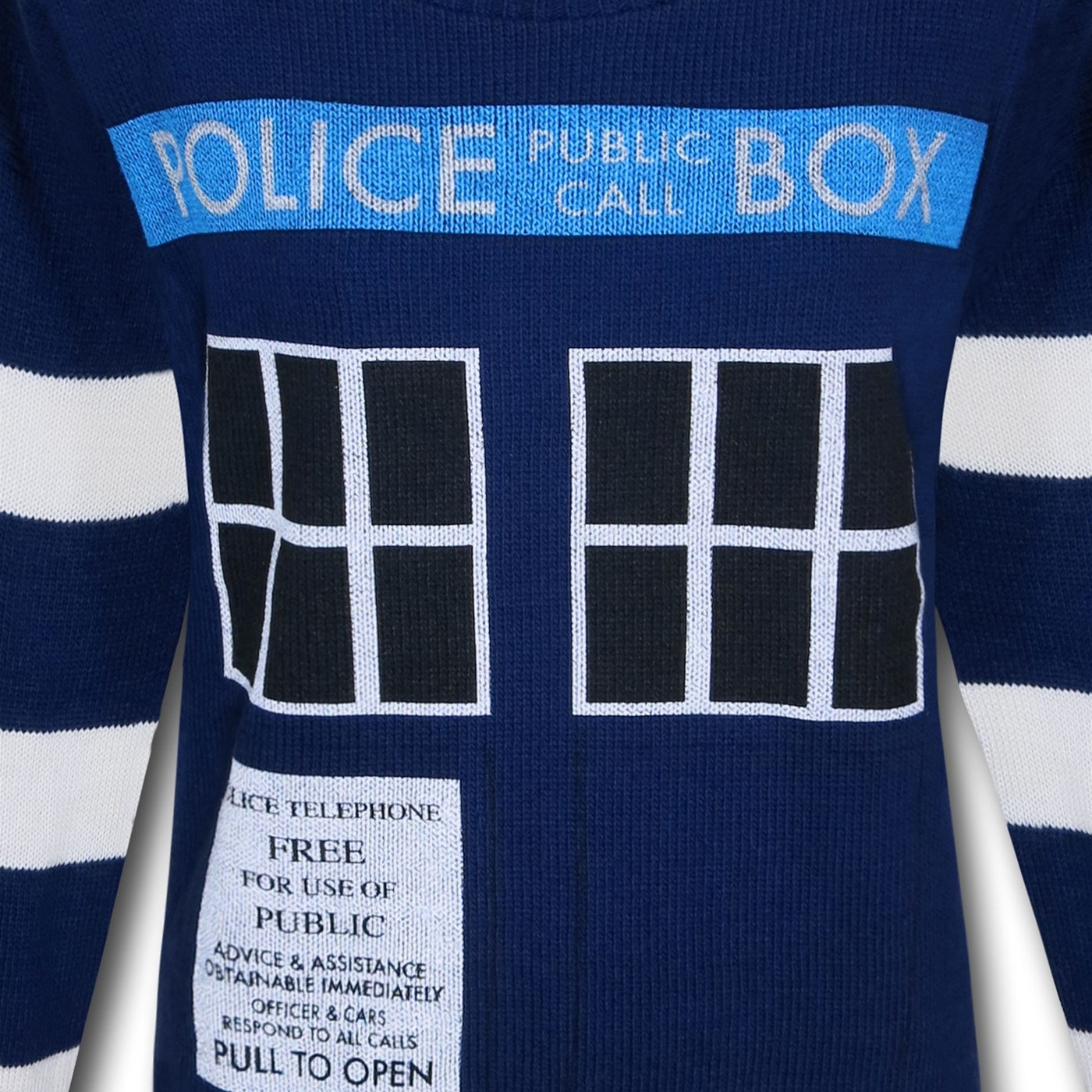 Doctor Who Women's Boyfriend Tardis Sweater