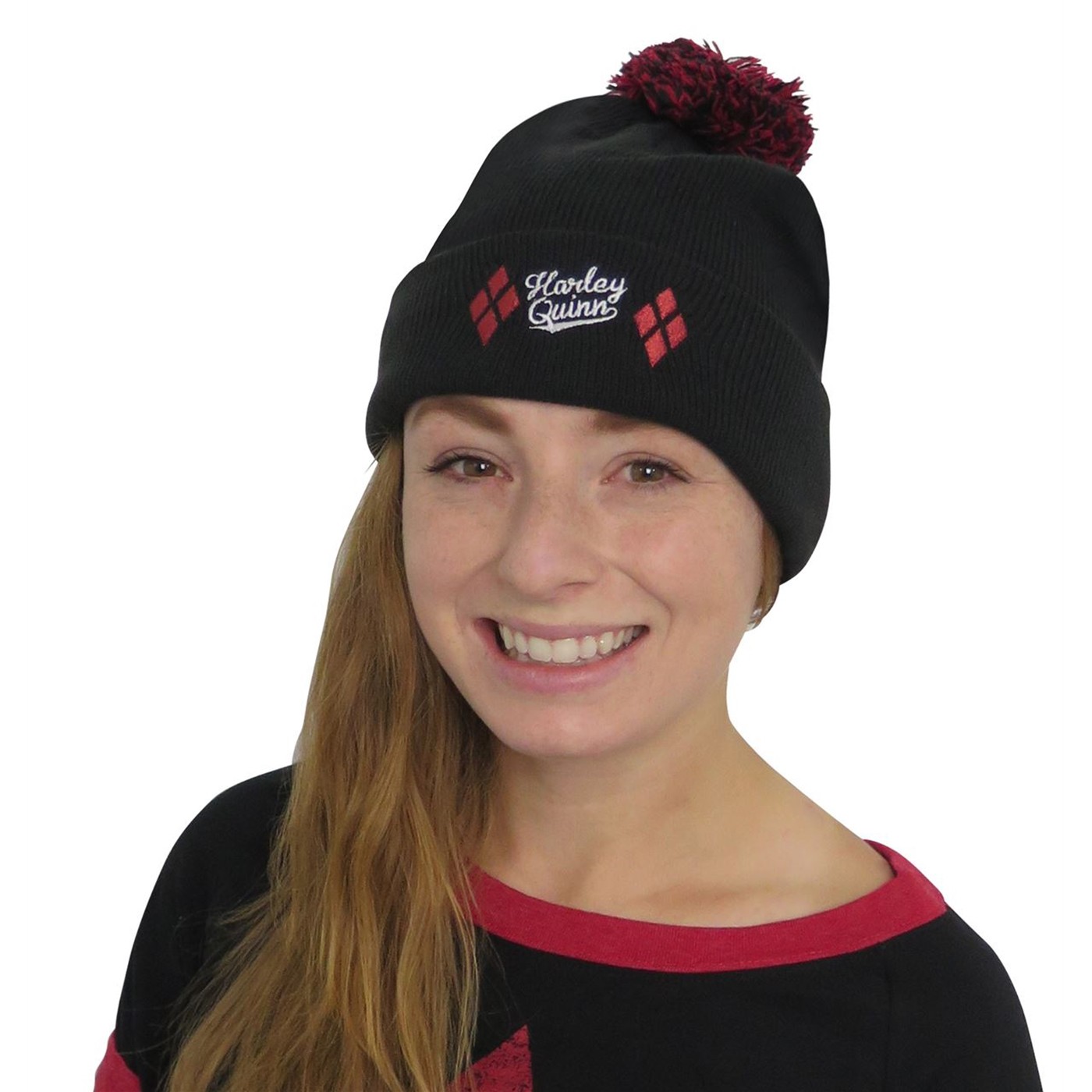 Harley Quinn Athletic Women's Sweater with Beanie