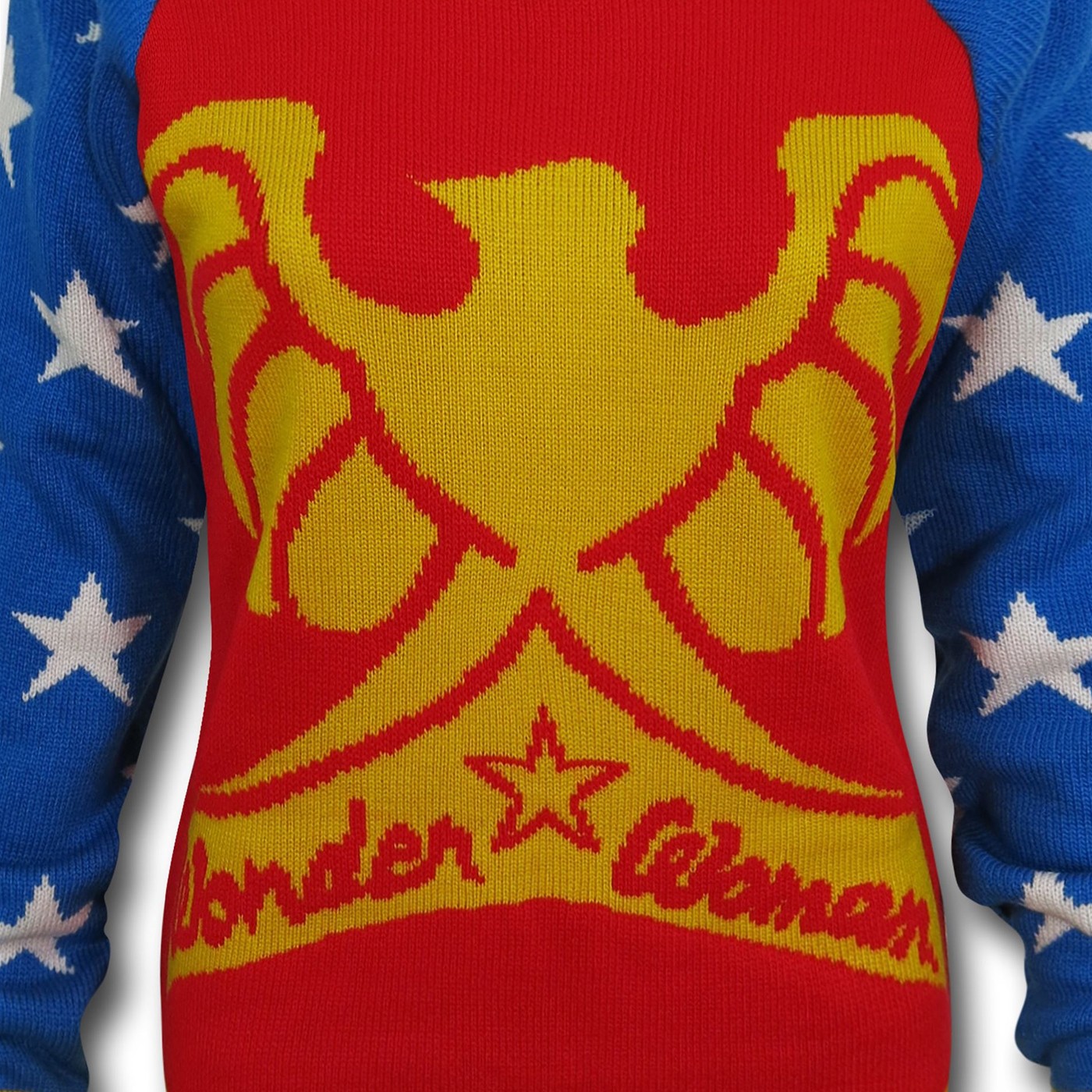 Wonder Woman Star Sleeve Women's Sweater