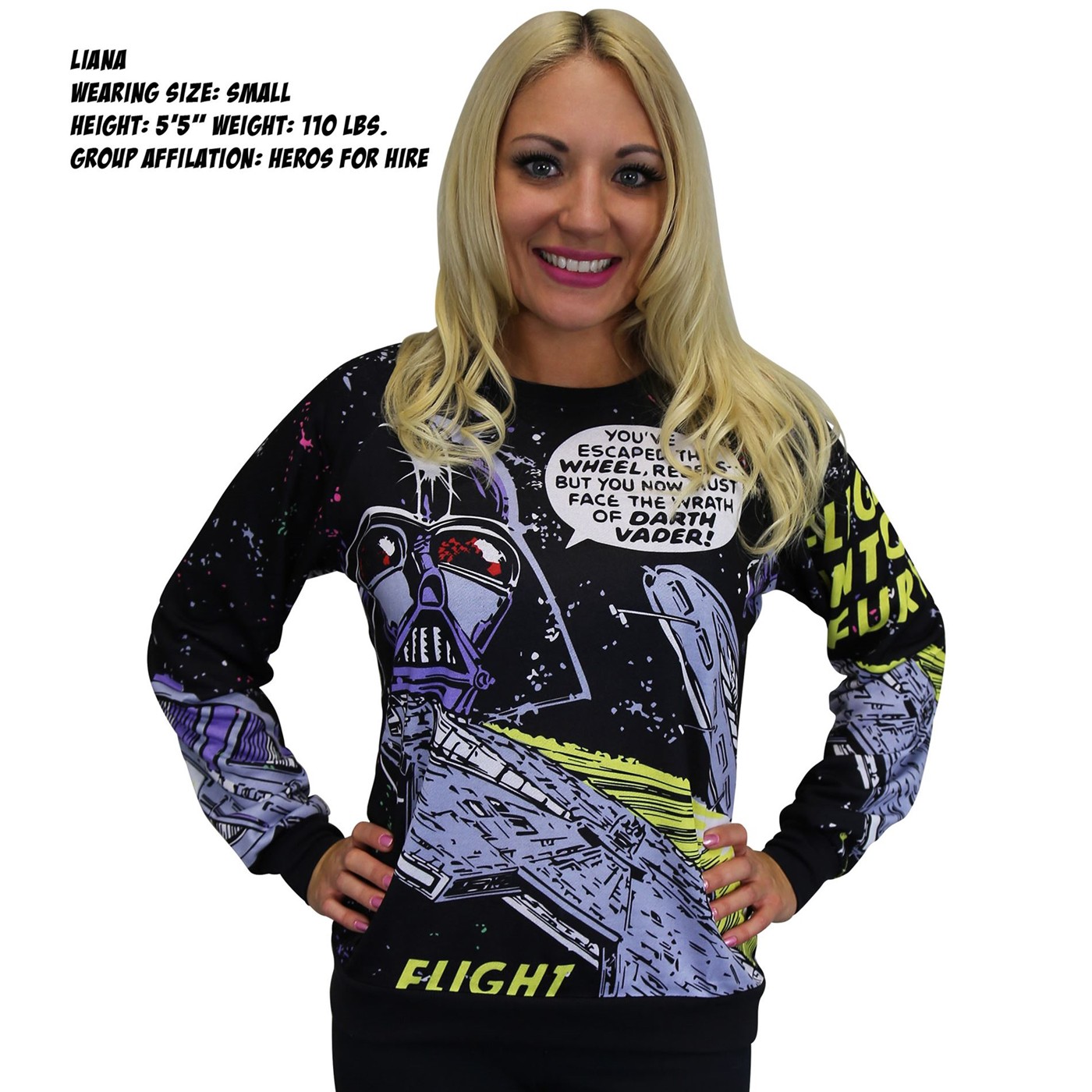 Star Wars Darth Vader Fury Women's Sweatshirt