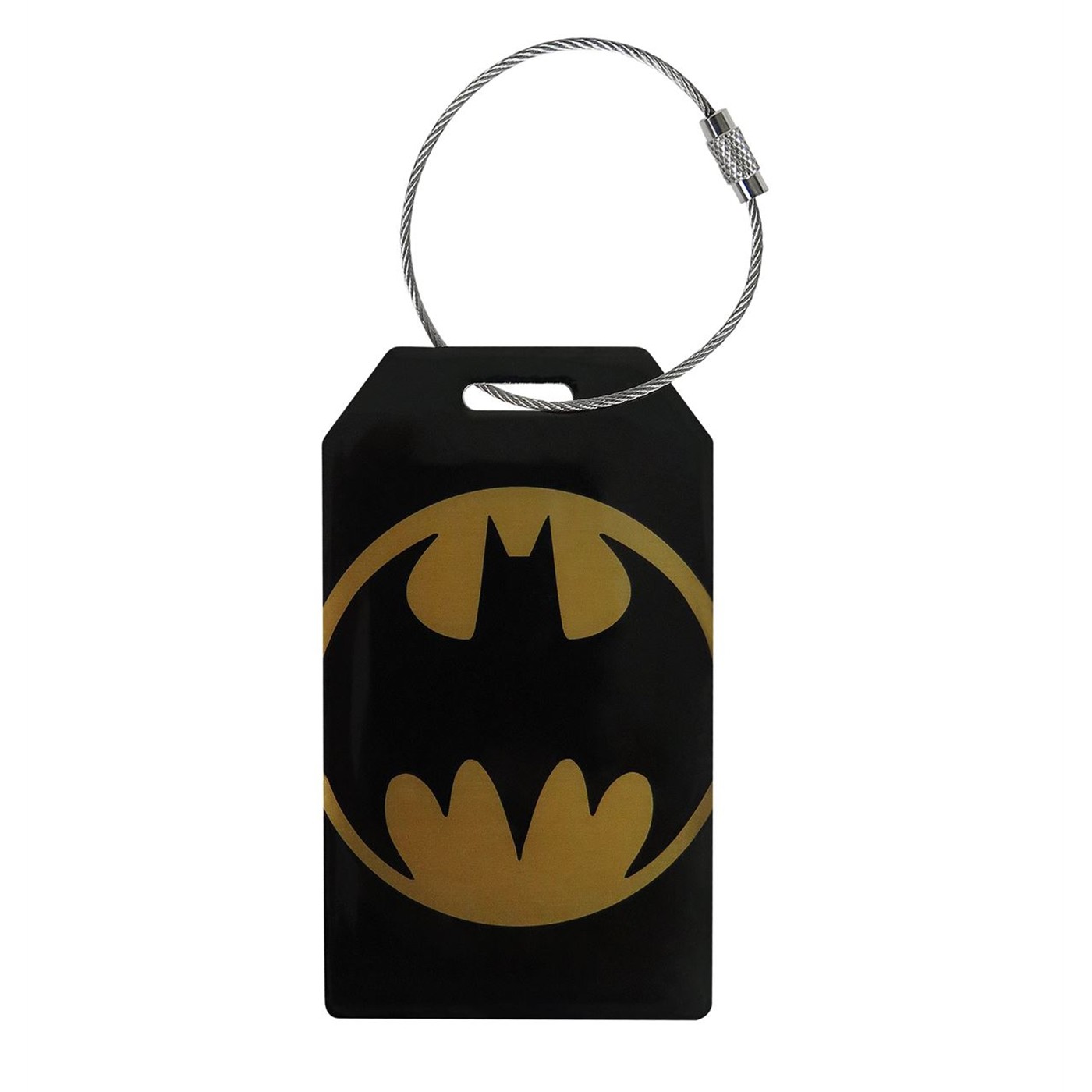 Batman Symbol Metal Bag Tag