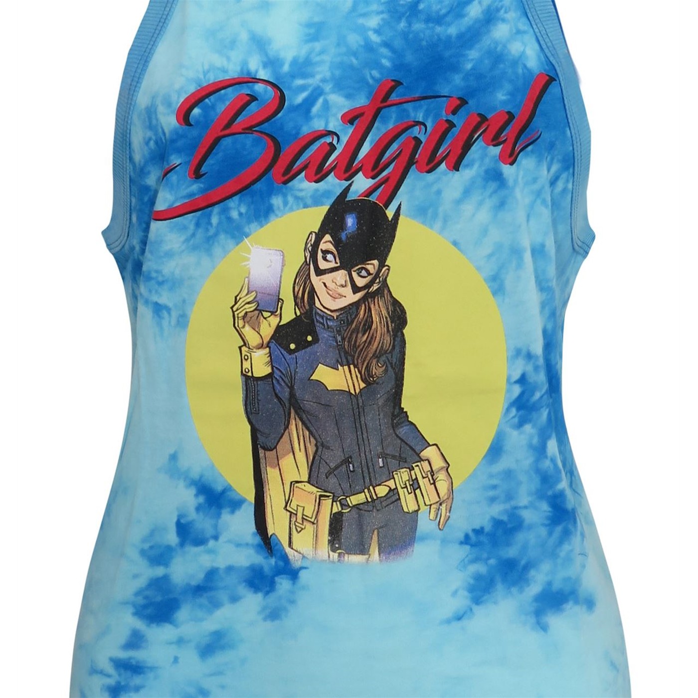 Batgirl Women's Tie Dye Halter Tank Top