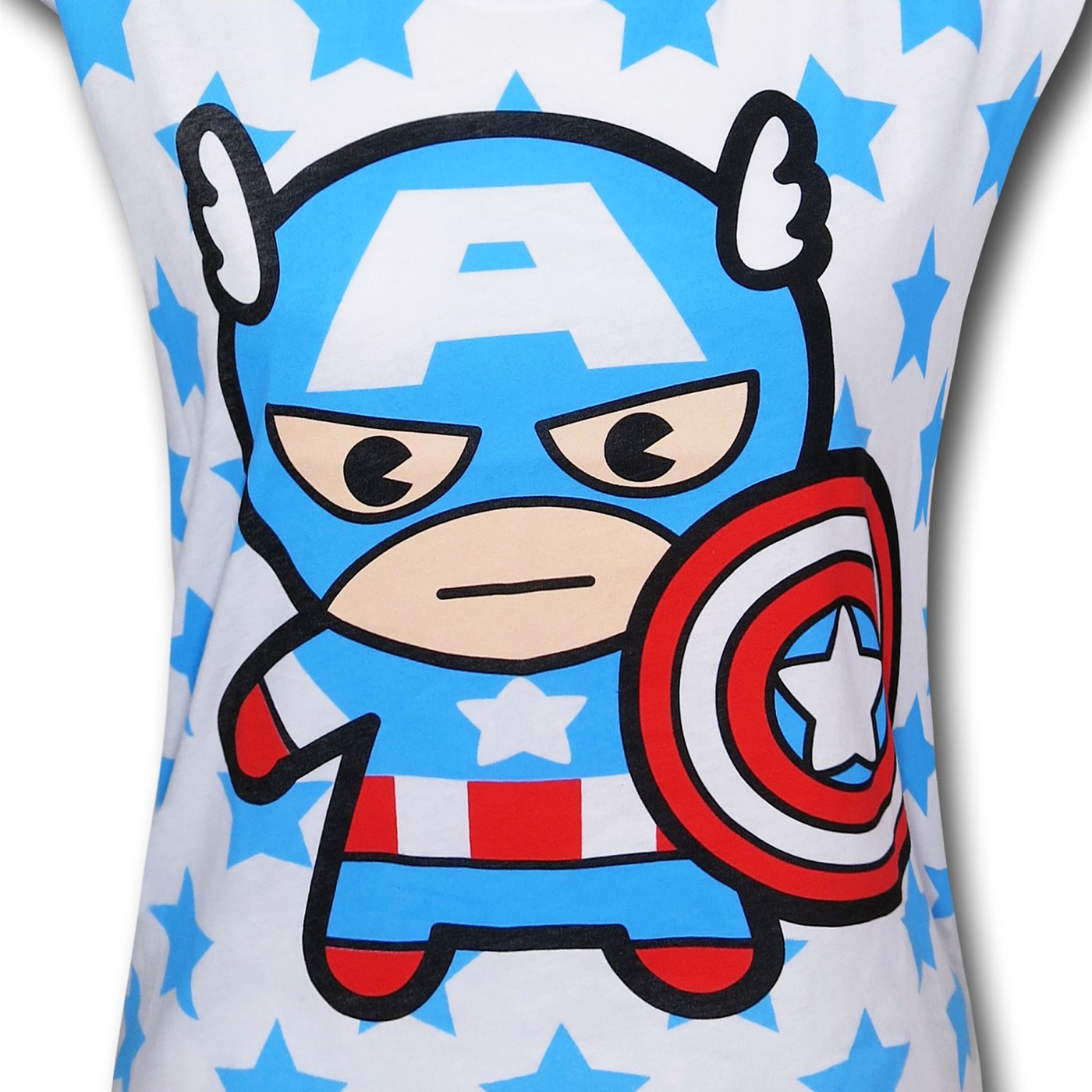 Captain America Kawaii Women's High-Low Tank Top