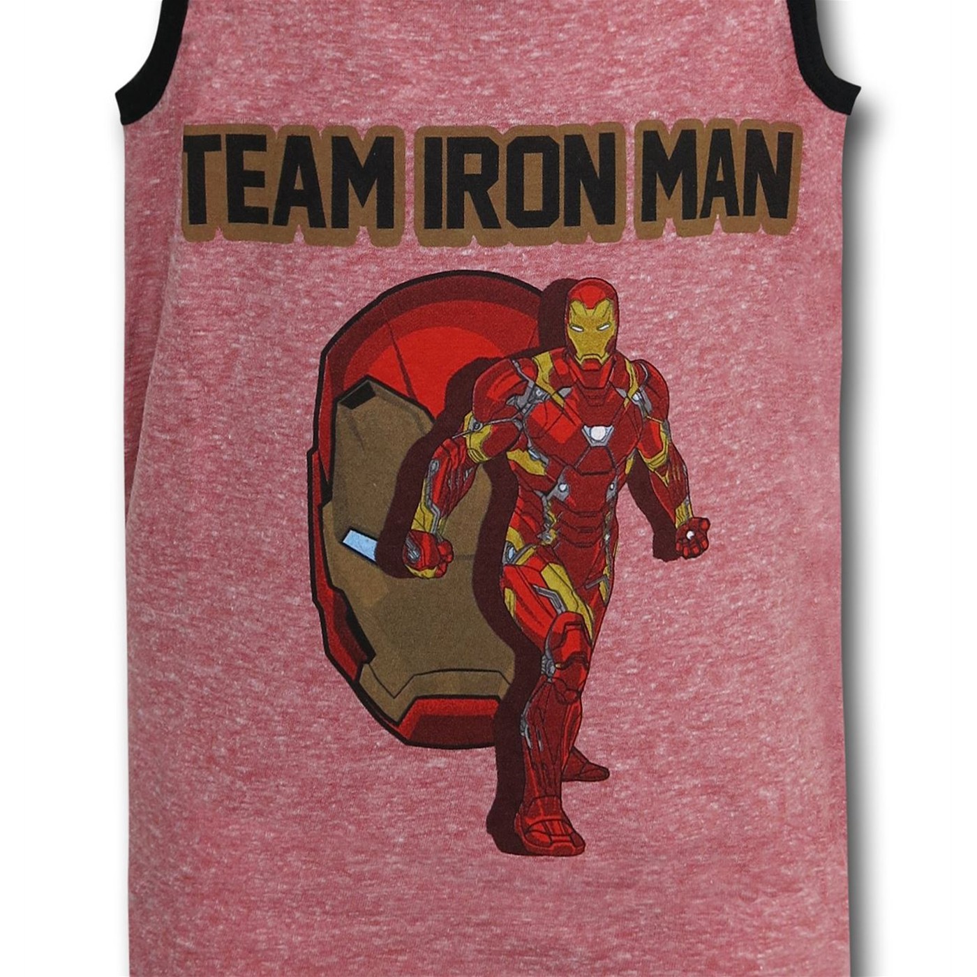 Captain America Civil War Team Iron Man Kids Tank Top